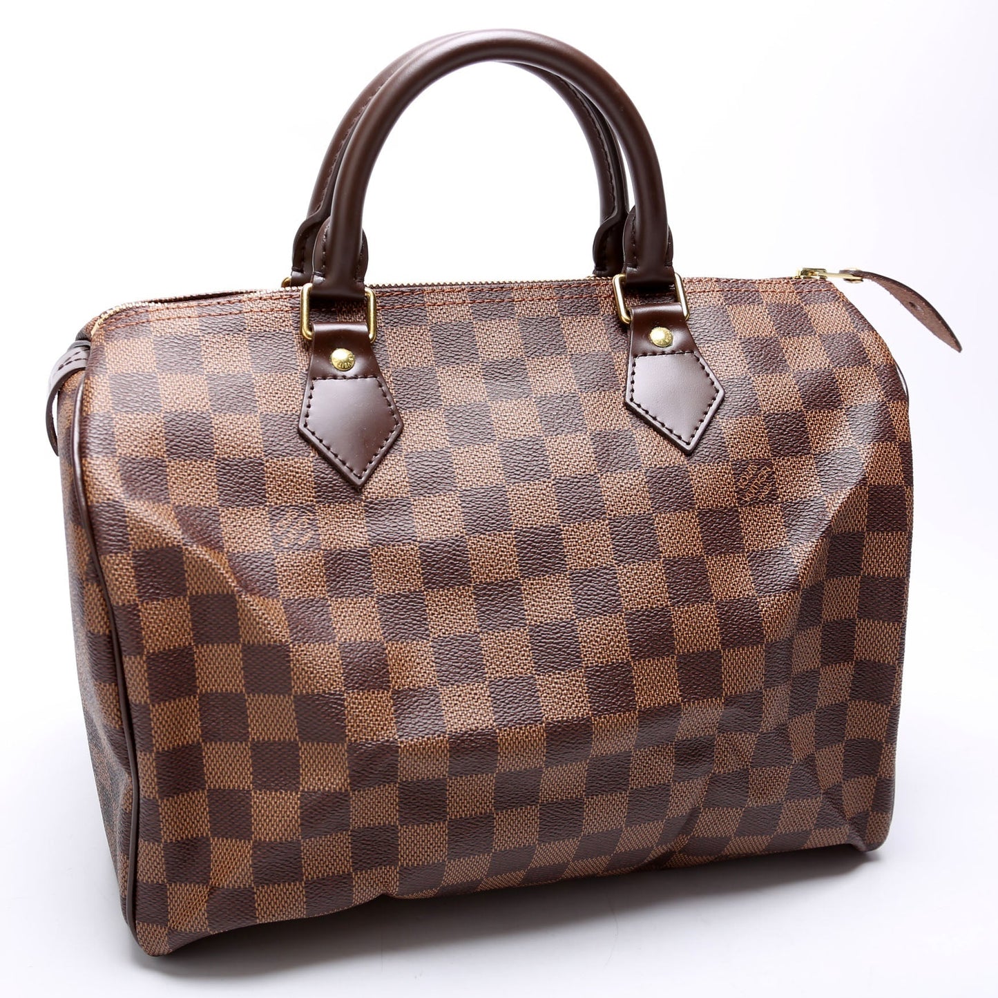 Louis Vuitton Speedy 30 Damier Ebene Red