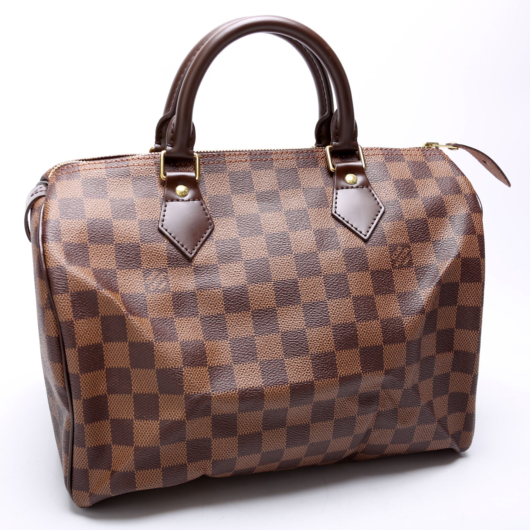 Louis Vuitton Speedy 30 Damier Ebene Red
