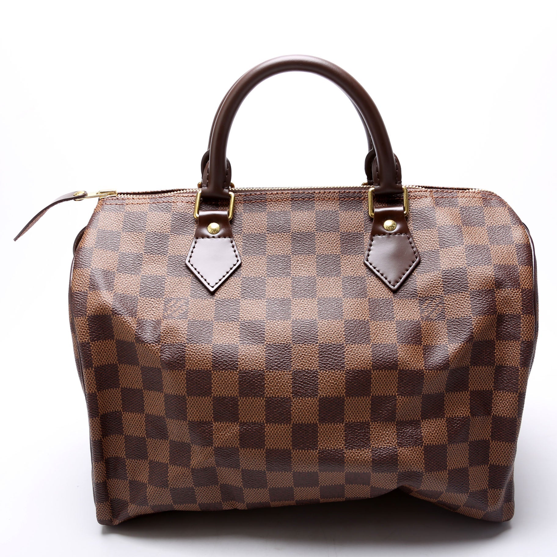 Louis Vuitton Speedy 30 Damier Ebene Red