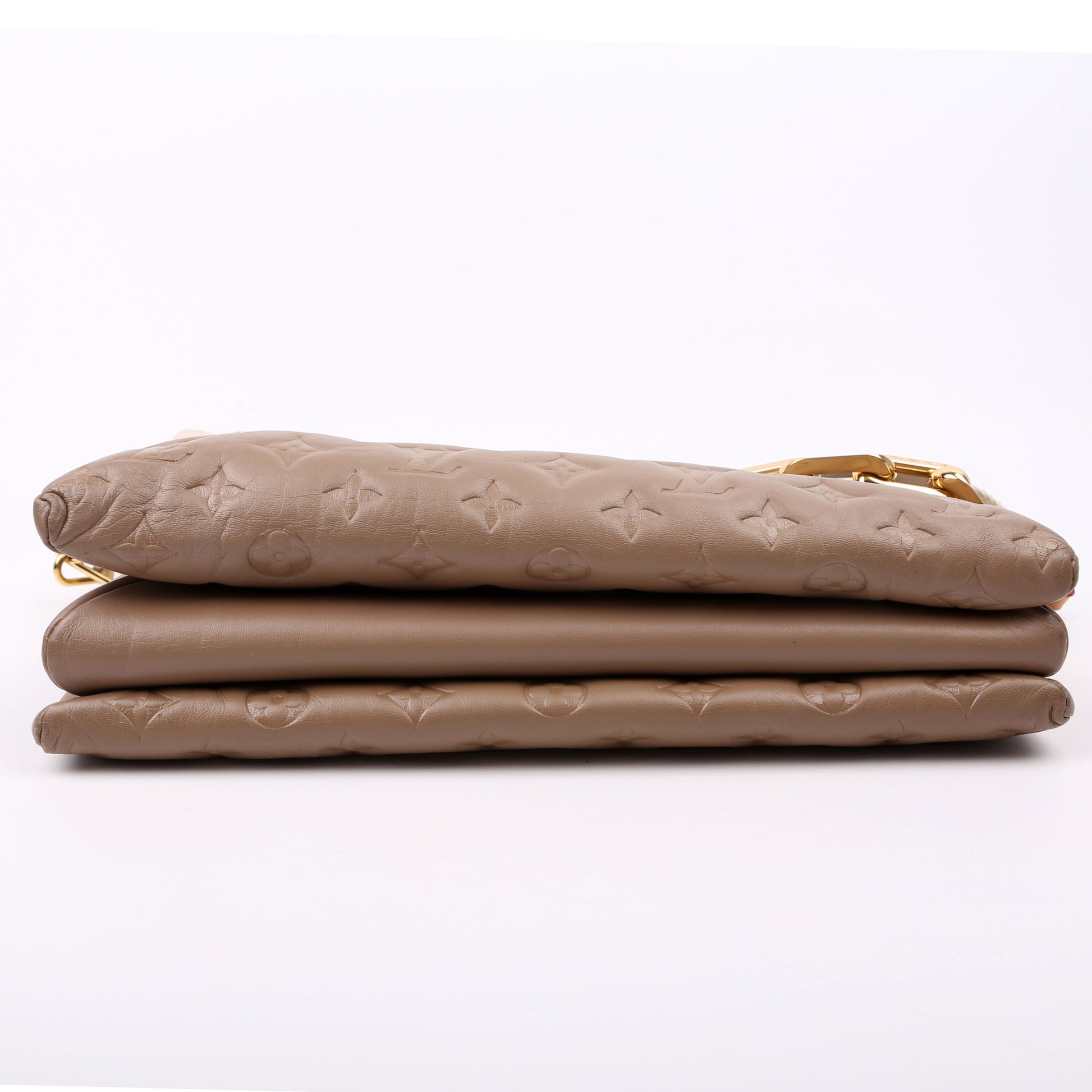 Louis Vuitton Coussin MM Lambskin Taupe
