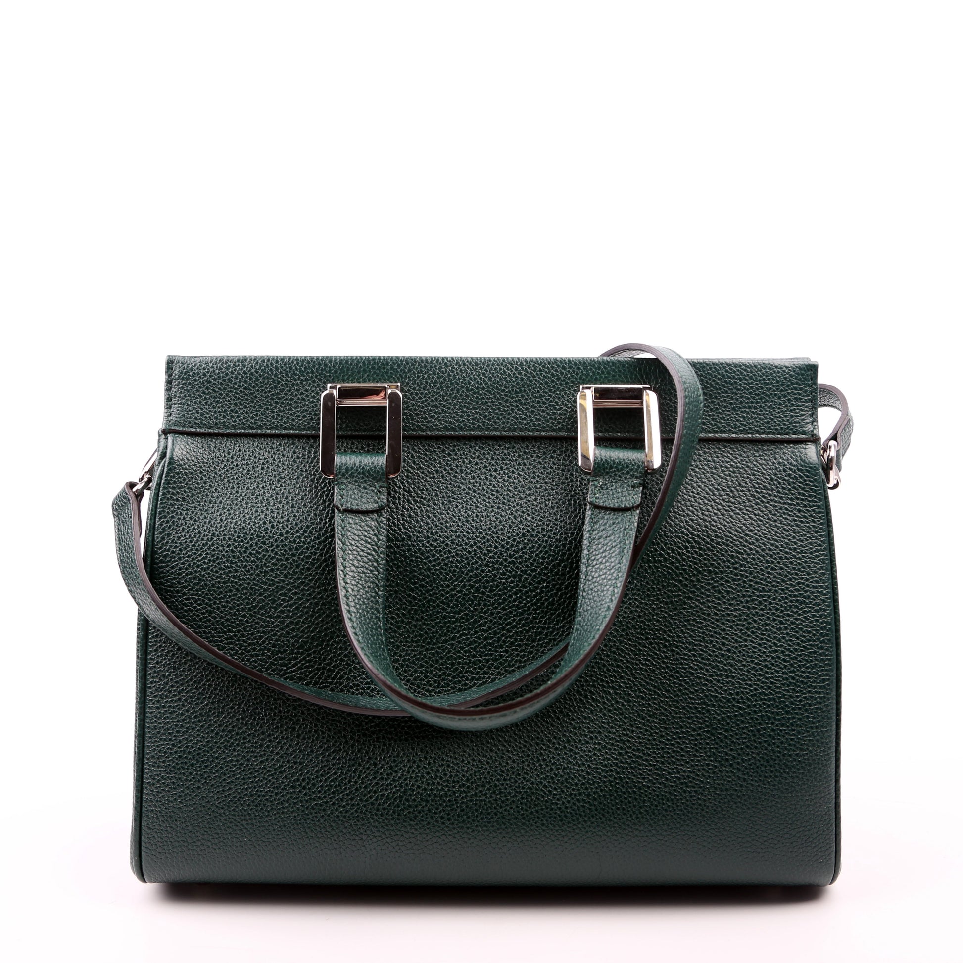 Gucci 569712 Zumi Top Handle Small Green Bag