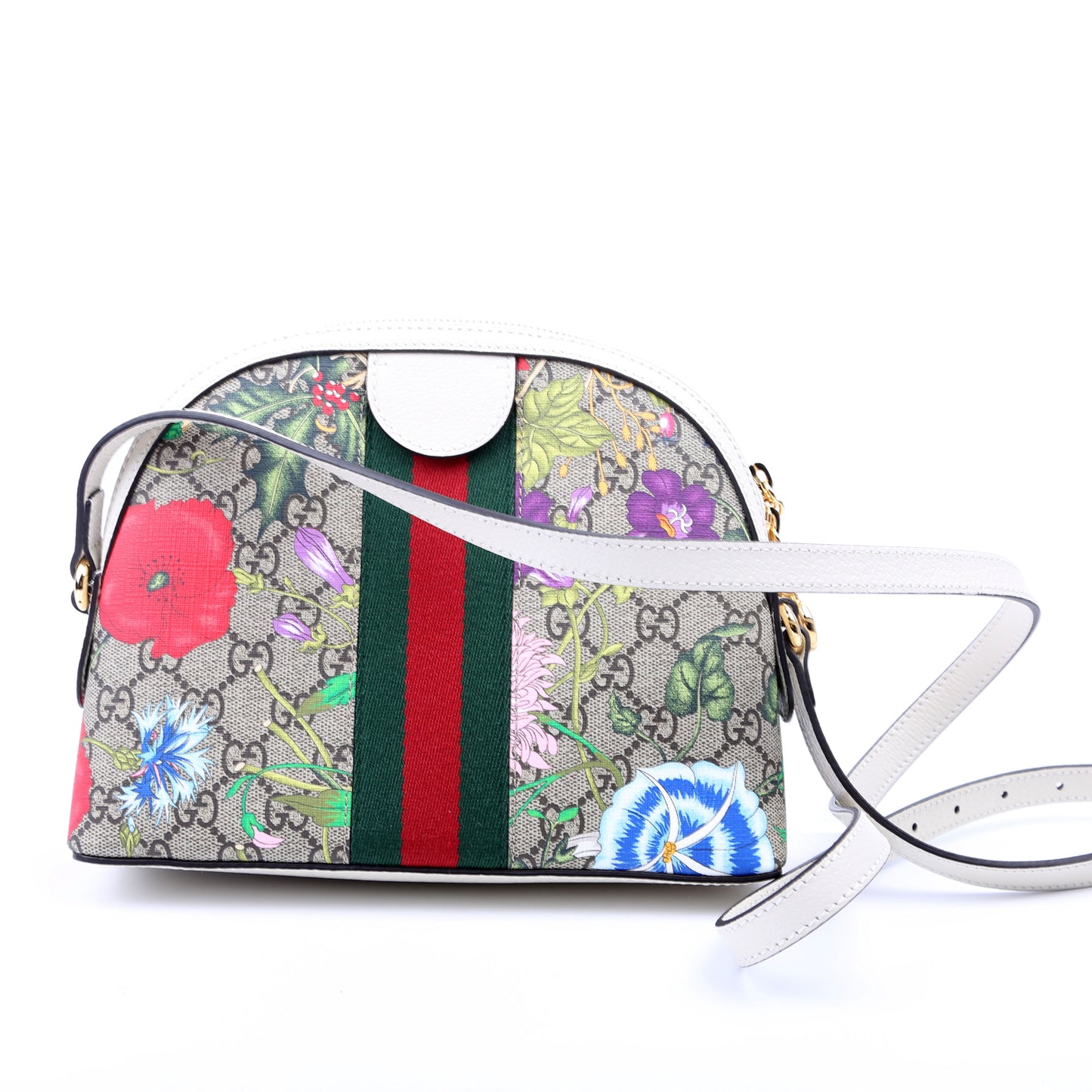 Gucci Ophidia GG Flora Small Crossbody Bag