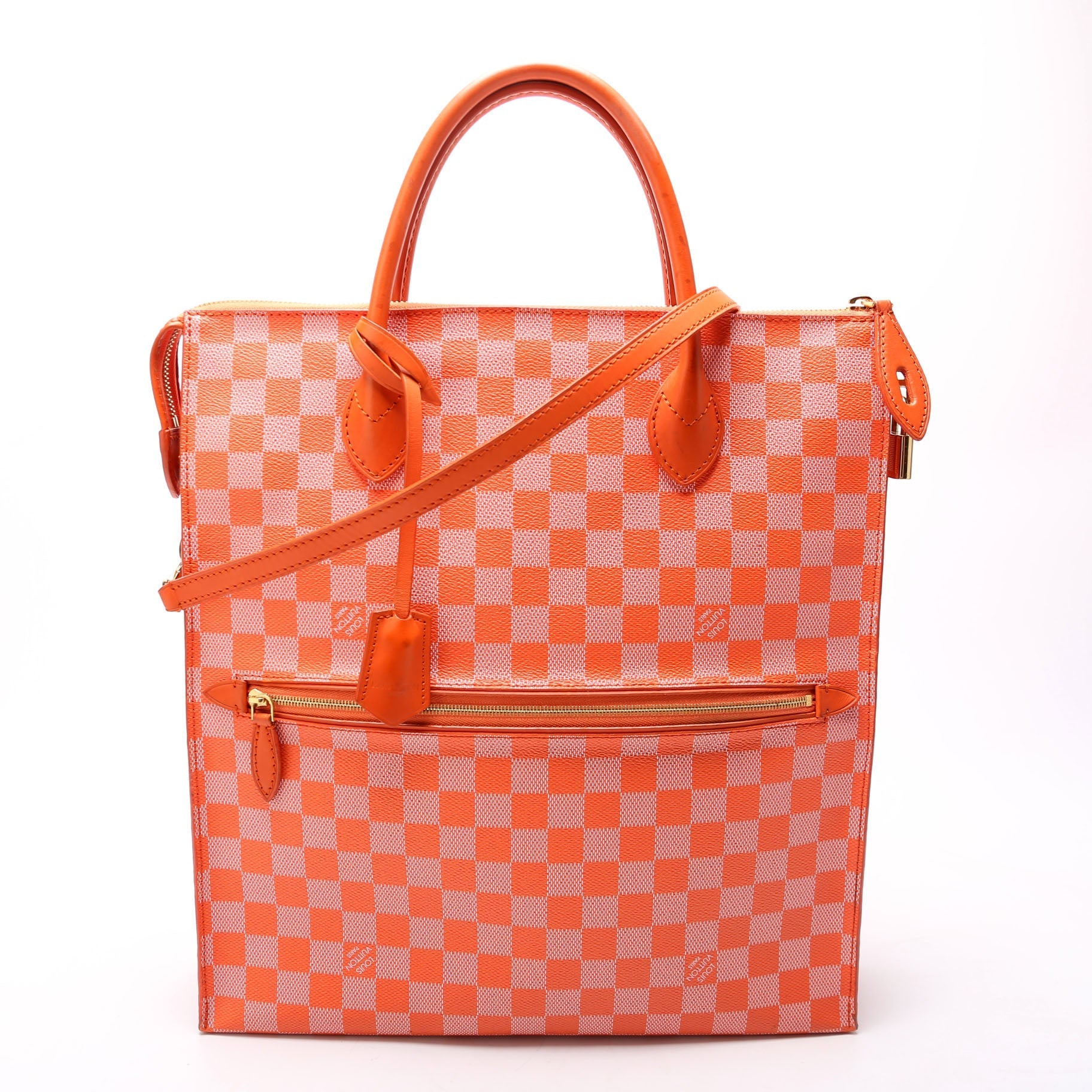 Luxury Women's Handbag | Louis Vuitton Mobil Bag Damier Couler Orange