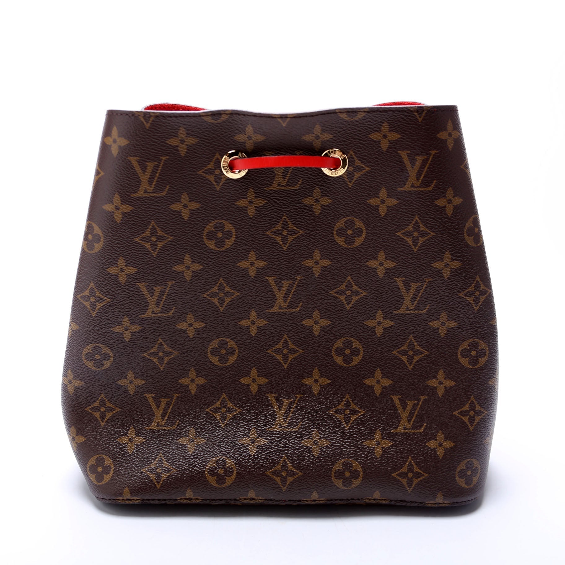 Luxury Women's Handbag | Louis Vuitton Neonoe Monogram Red