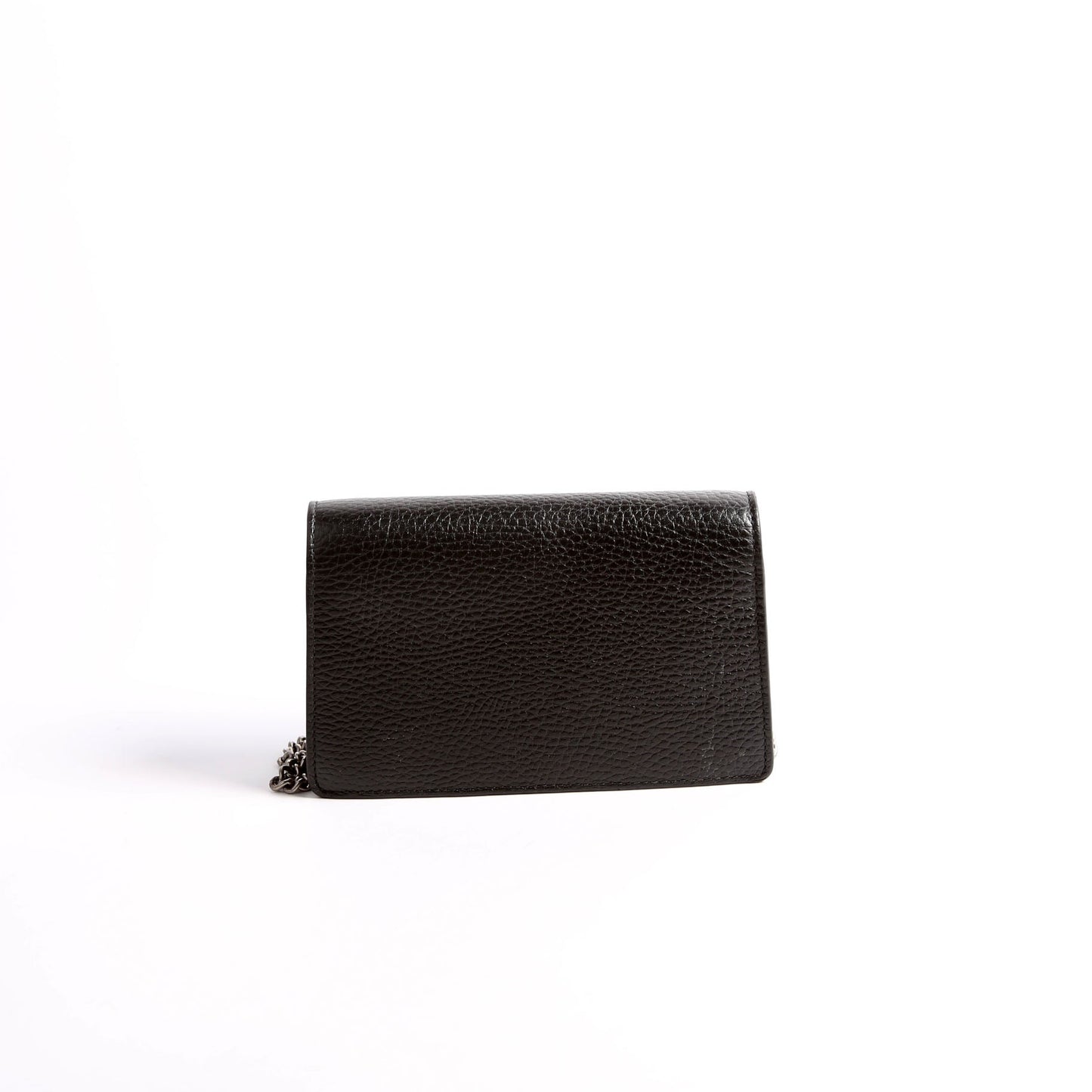 Gucci 476432 Dionysus Leather Super Mini Black Bag