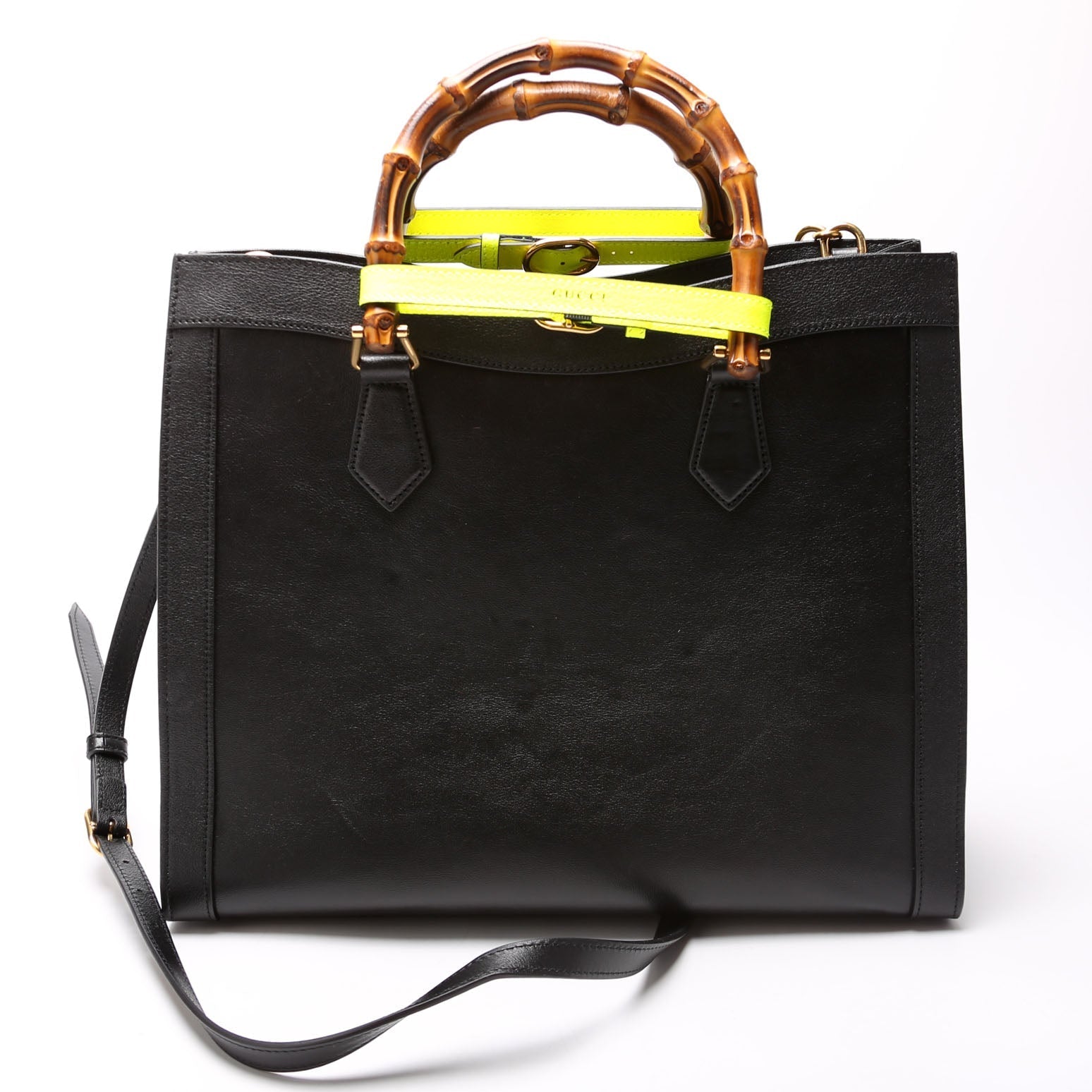 Gucci 655658 Diana Medium Tote Black Bag