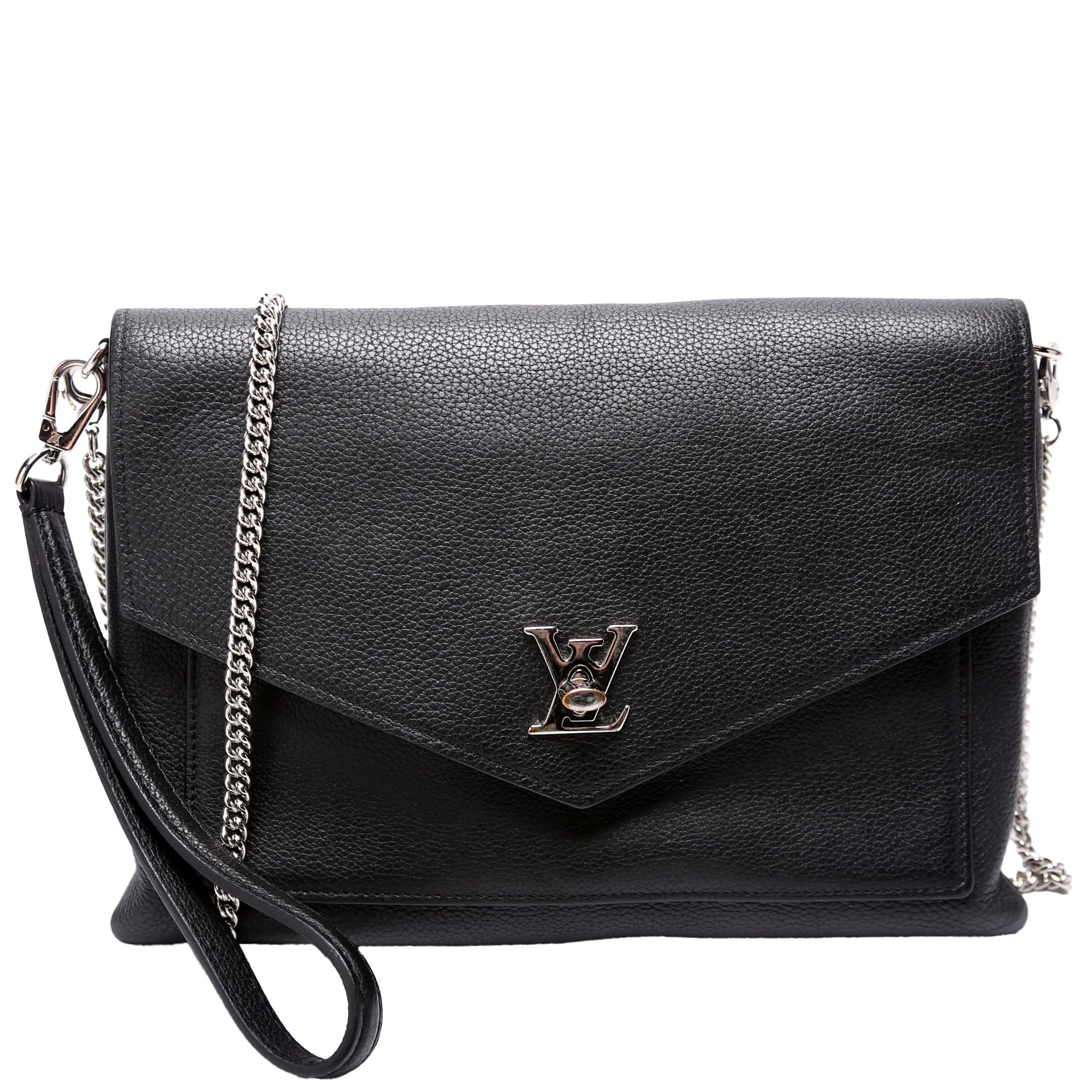 Louis Vuitton Mylockme Pochette Chain/Wrist Black