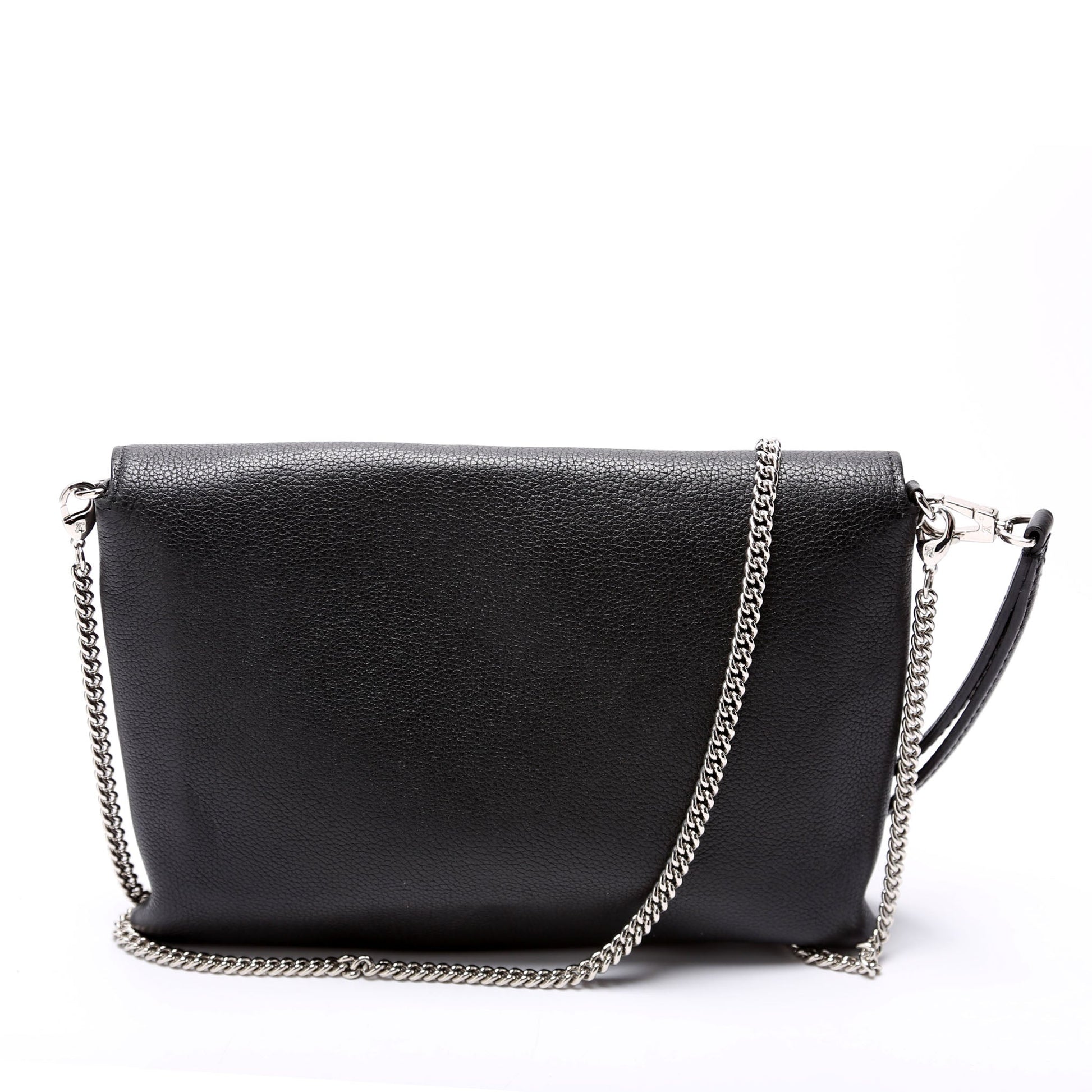 Designer Women's Crossbody Bag | Louis Vuitton Mylockme Pochette Chain/Wrist Black