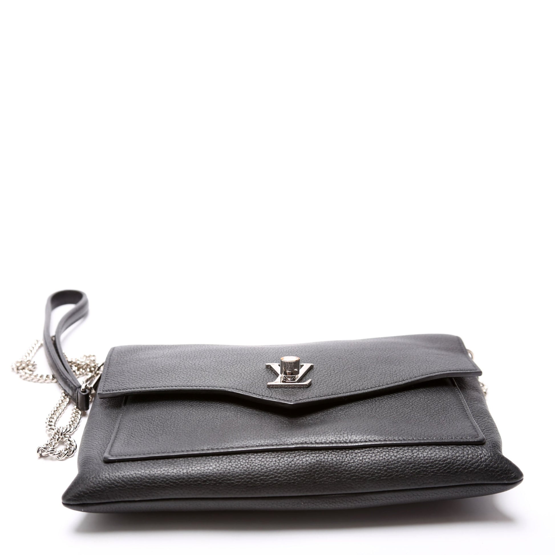 Designer Women's Crossbody Bag | Louis Vuitton Mylockme Pochette Chain/Wrist Black