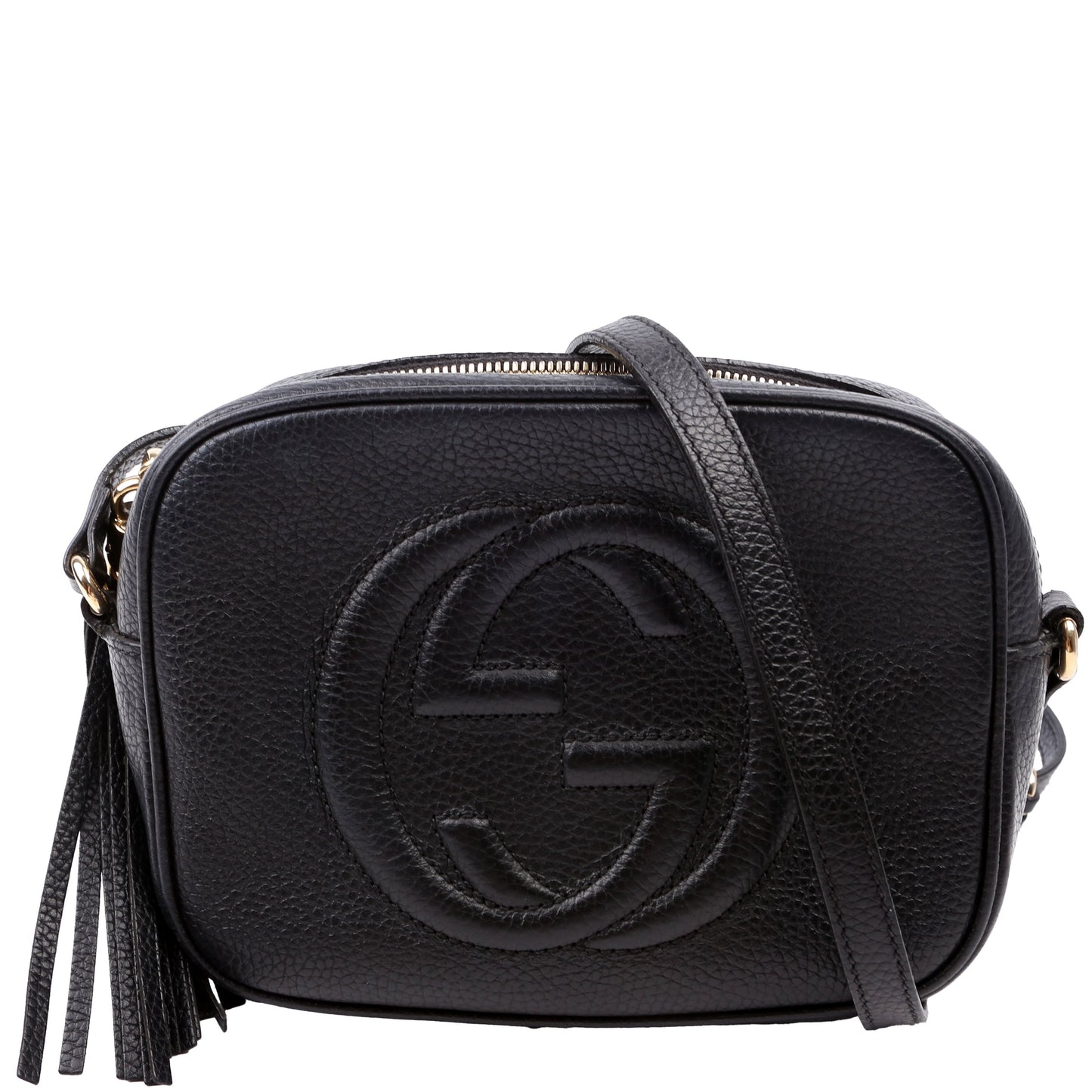 Gucci 308364 Soho Disco Crossbody Black Bag