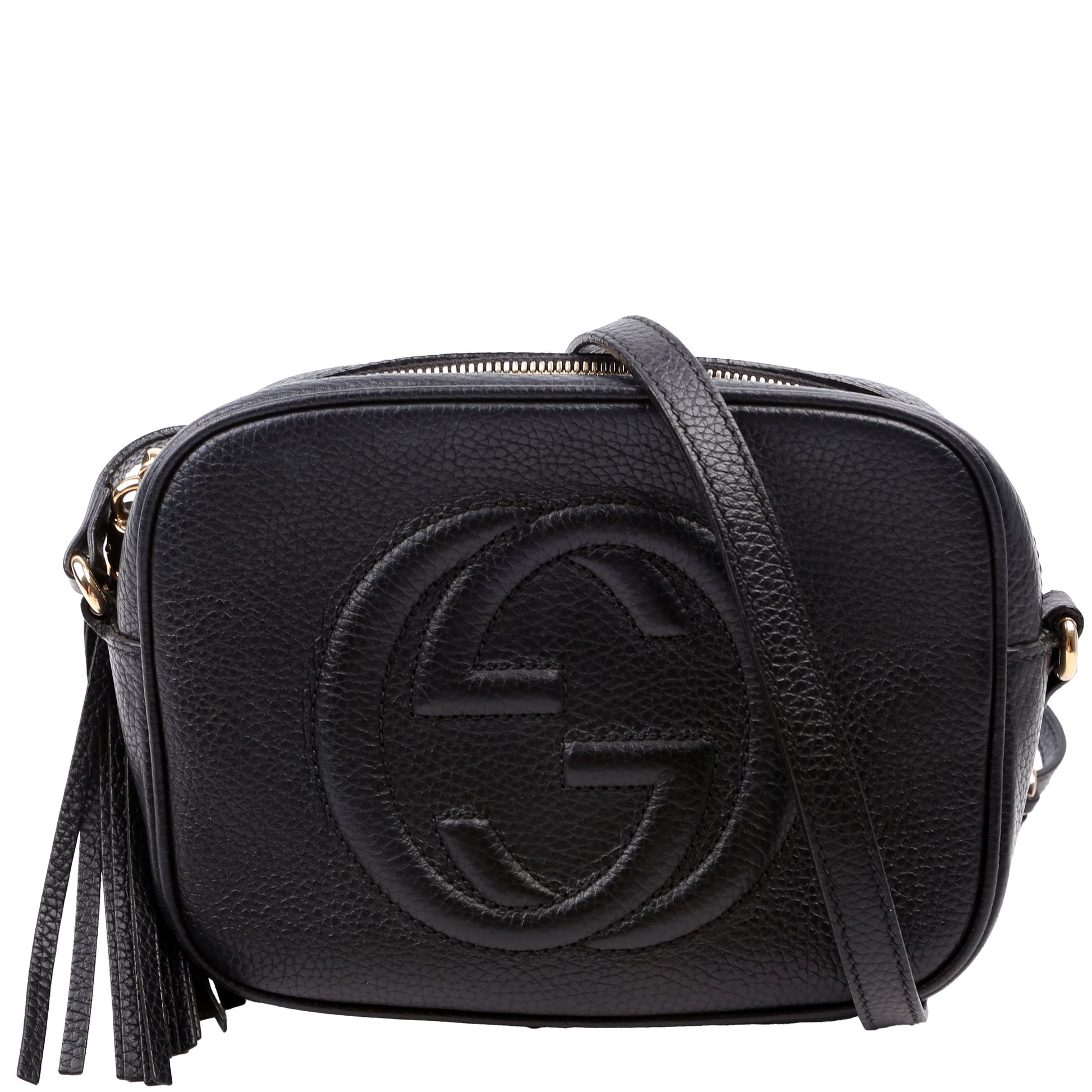 Gucci 308364 Soho Disco Crossbody Black Bag