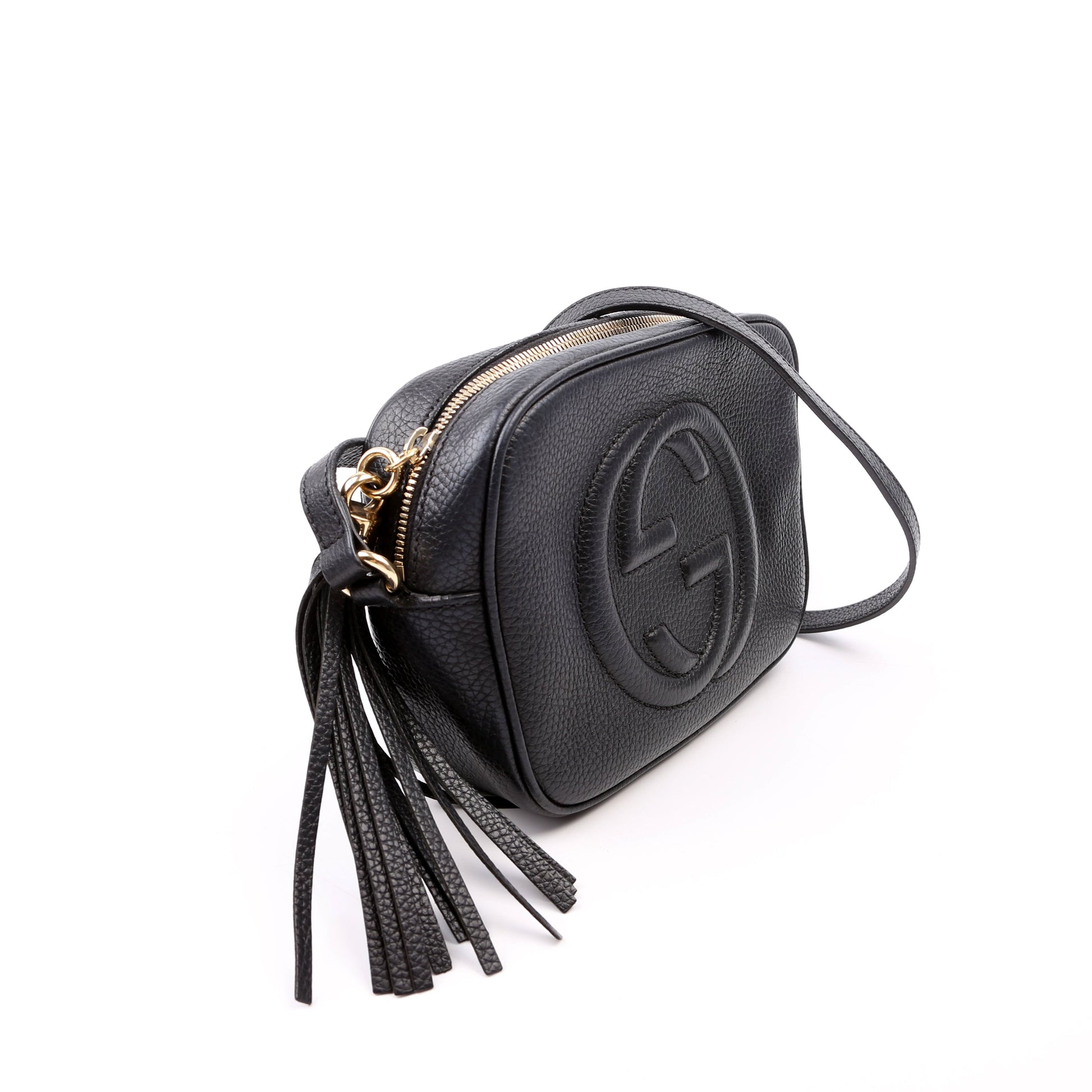 Gucci 308364 Soho Disco Crossbody Black Bag