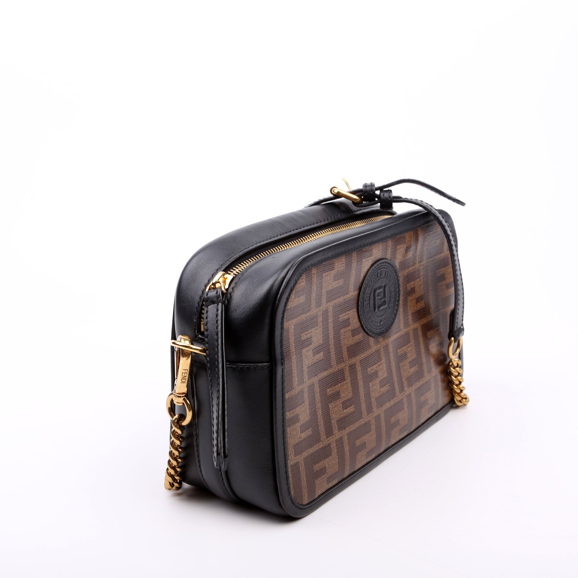 Fendi 8BT287 Coated Canvas Small Camera Bag