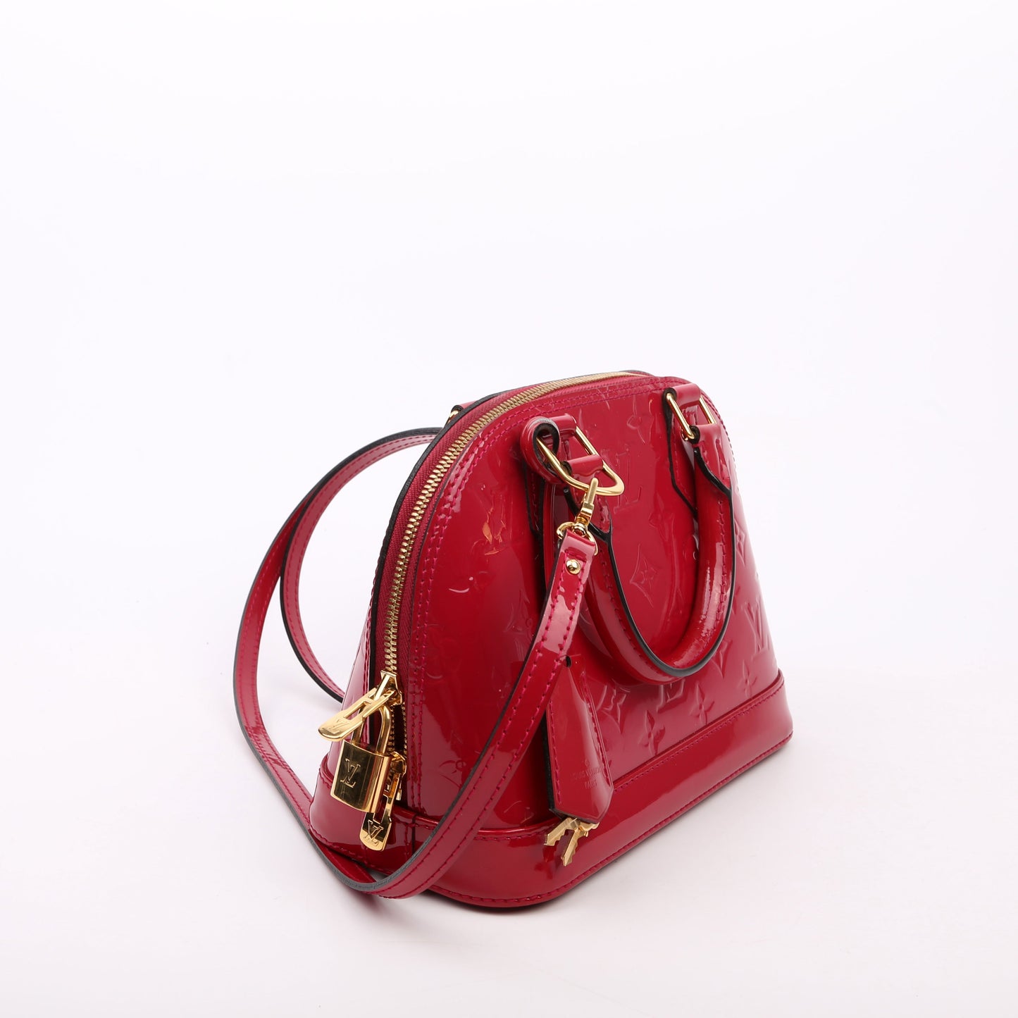Louis Vuitton Alma BB Vernis Berry