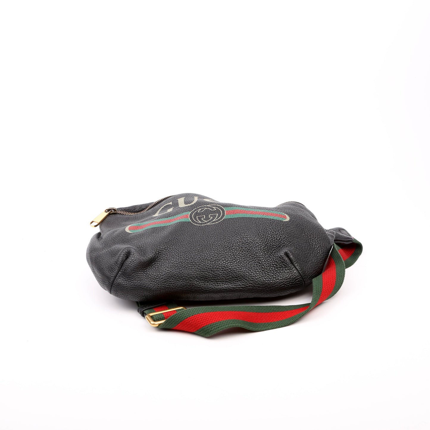 Gucci 493869 Retro Belt Medium Black Bag