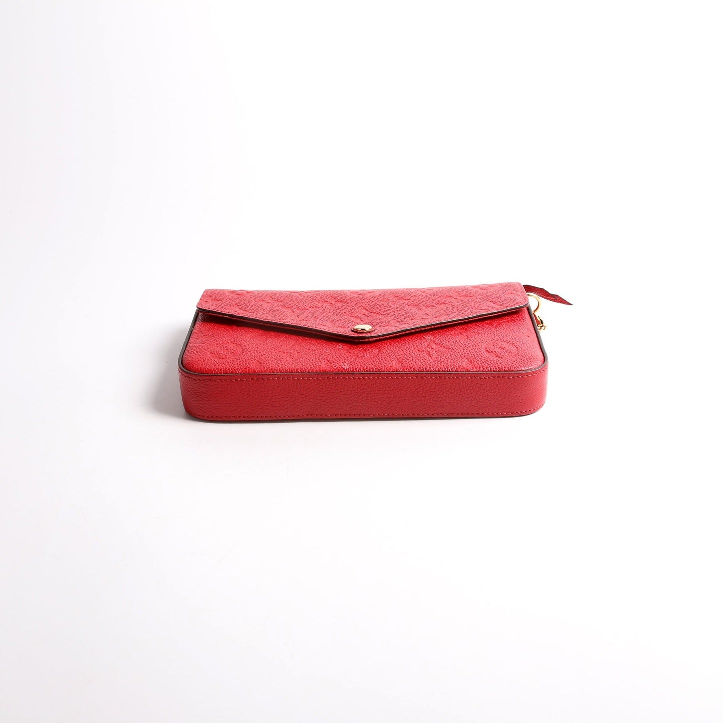 Louis Vuitton Pochette Felicie Empreinte Red/Gold