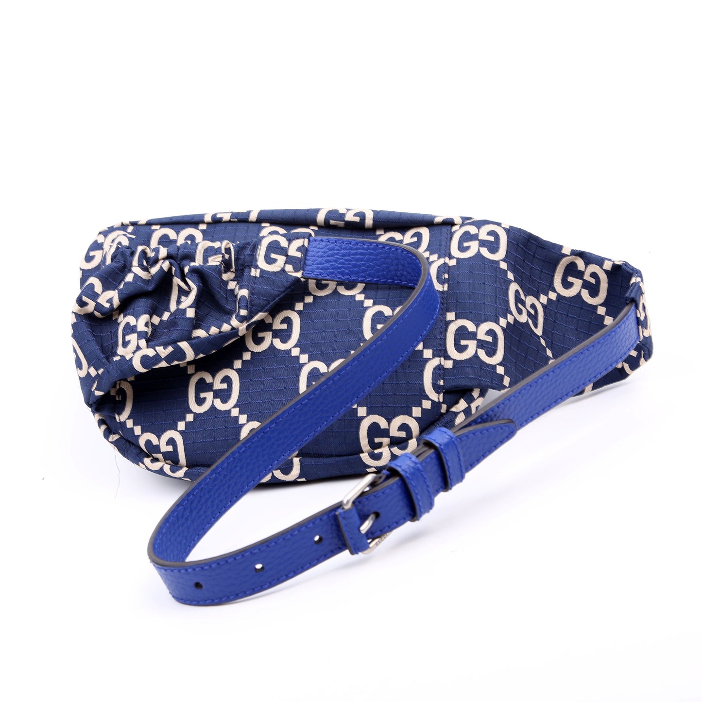 Gucci 767934 Ripstop Nylon Belt Blue Bag