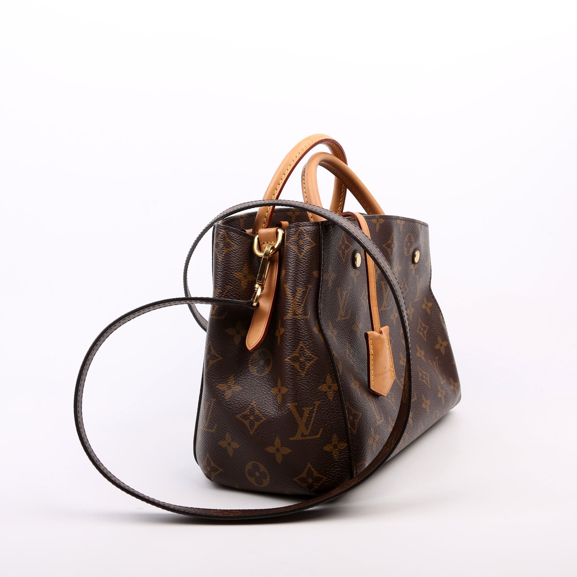 Luxury Women's Handbag | Louis Vuitton Montaigne BB Monogram Mauve