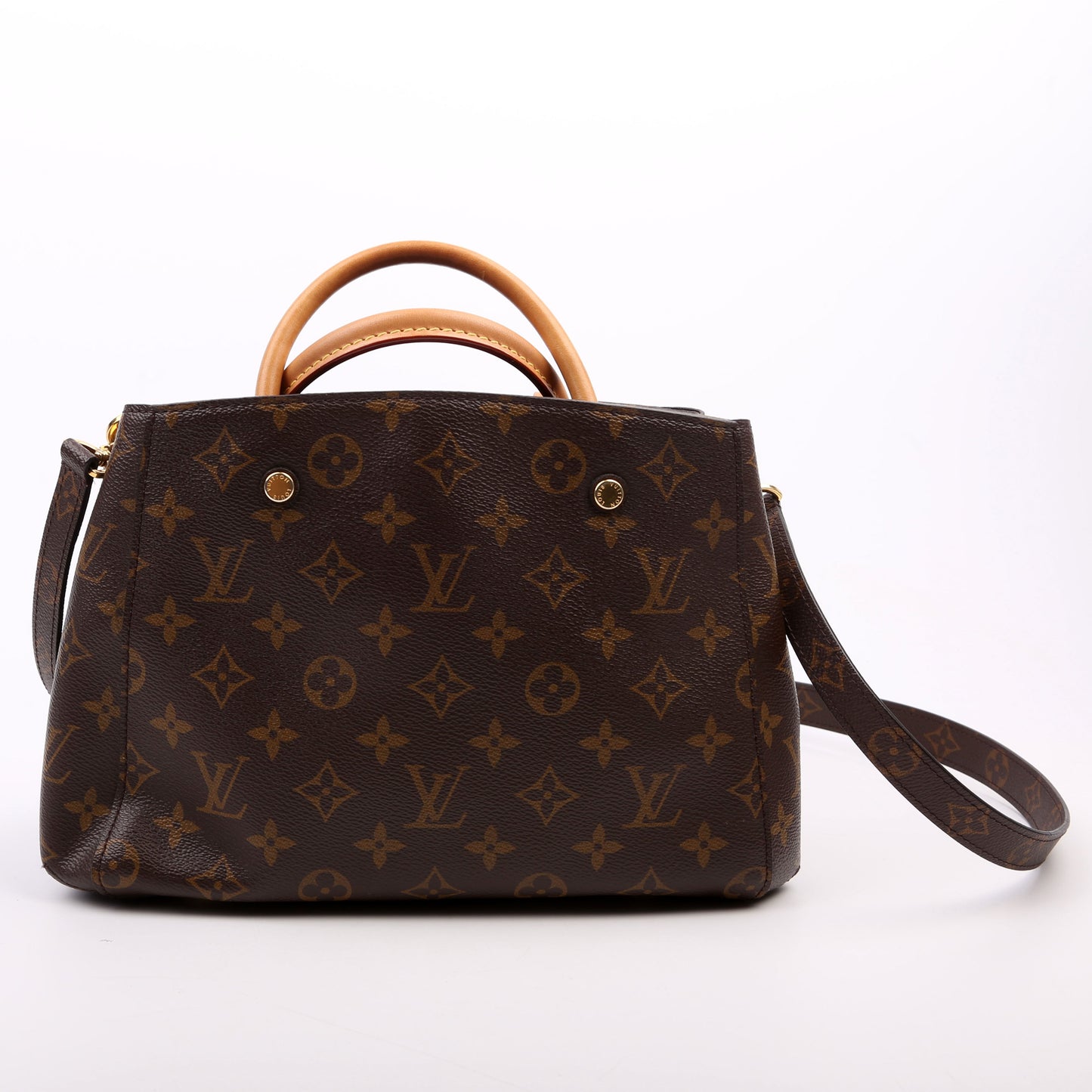 Luxury Women's Handbag | Louis Vuitton Montaigne BB Monogram Mauve