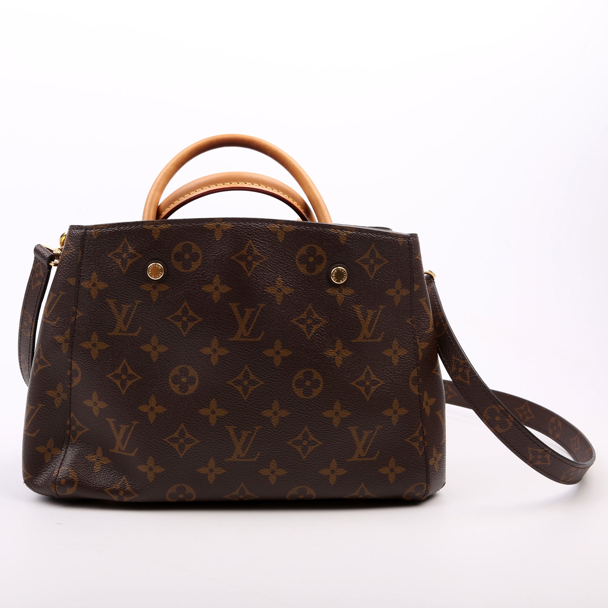 Luxury Women's Handbag | Louis Vuitton Montaigne BB Monogram Mauve