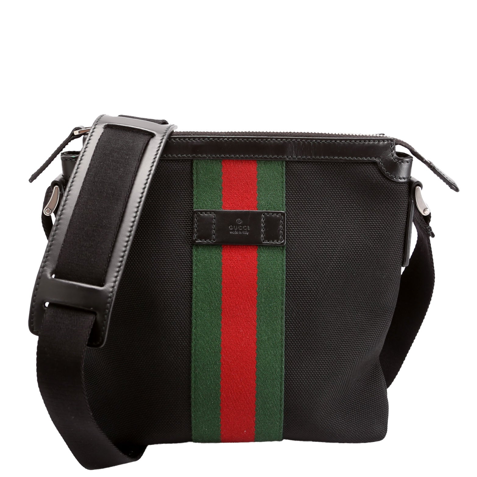 Gucci 631195 Techno Canvas Web Messenger Bag