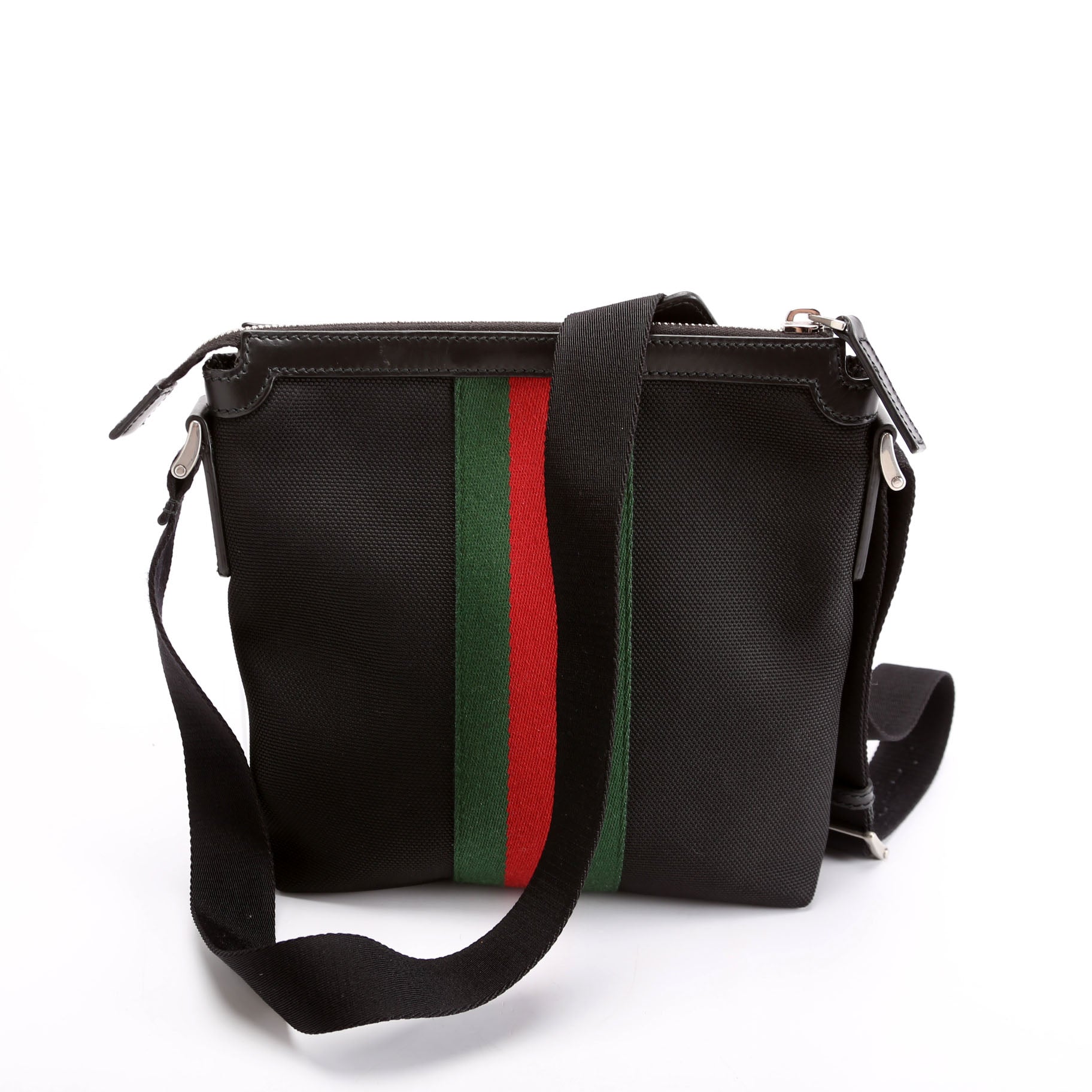 Gucci 631195 Techno Canvas Web Messenger Bag