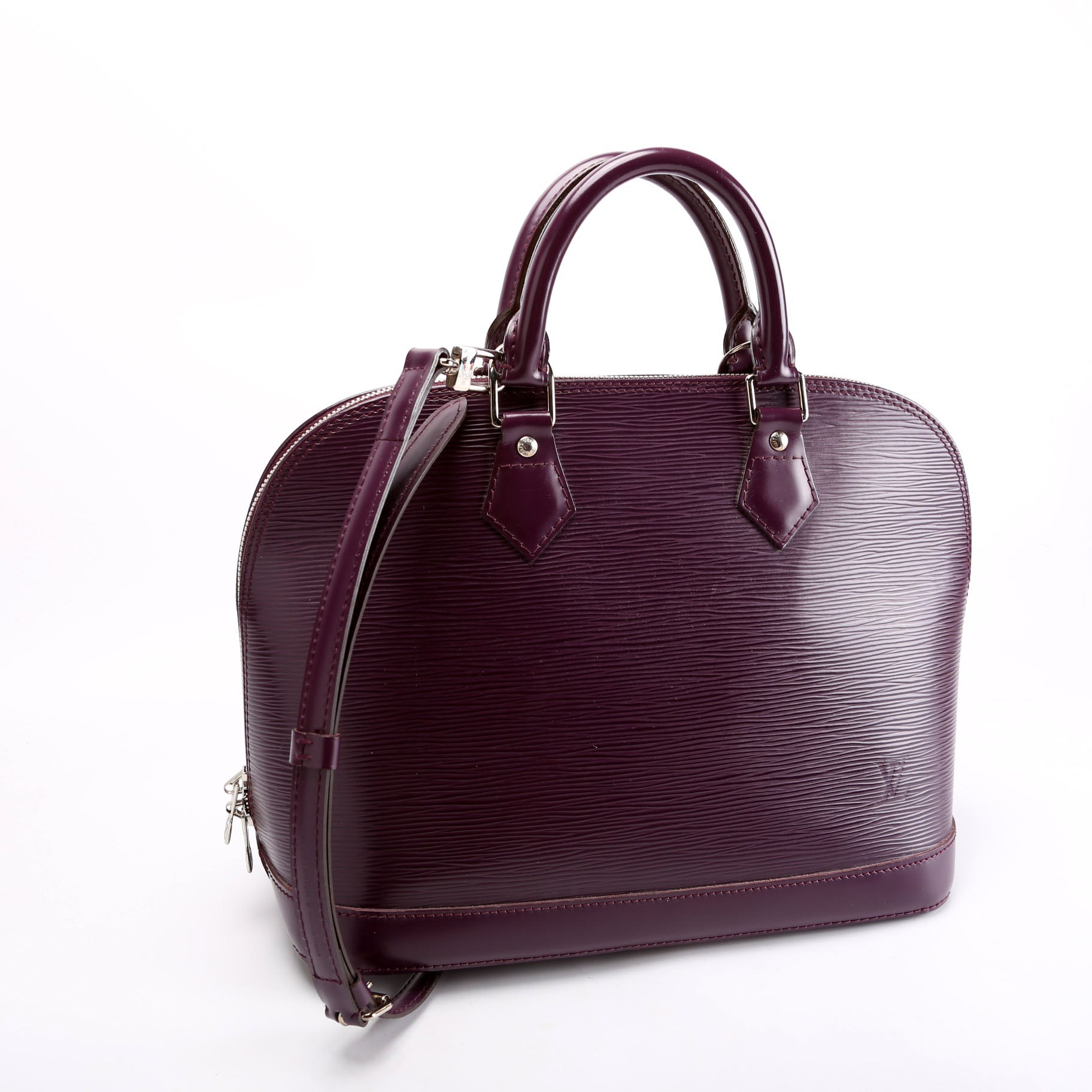 Louis Vuitton Alma With Strap Pm Epi Older Purple