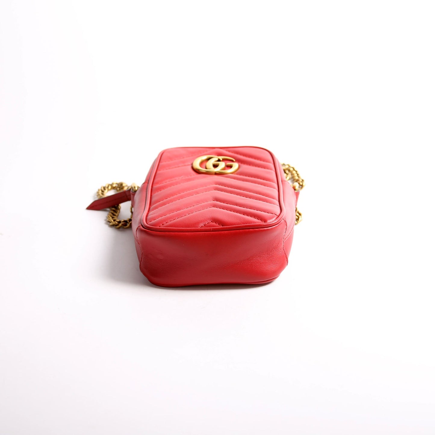 Gucci 598597 GG Marmont Mini Red Bag