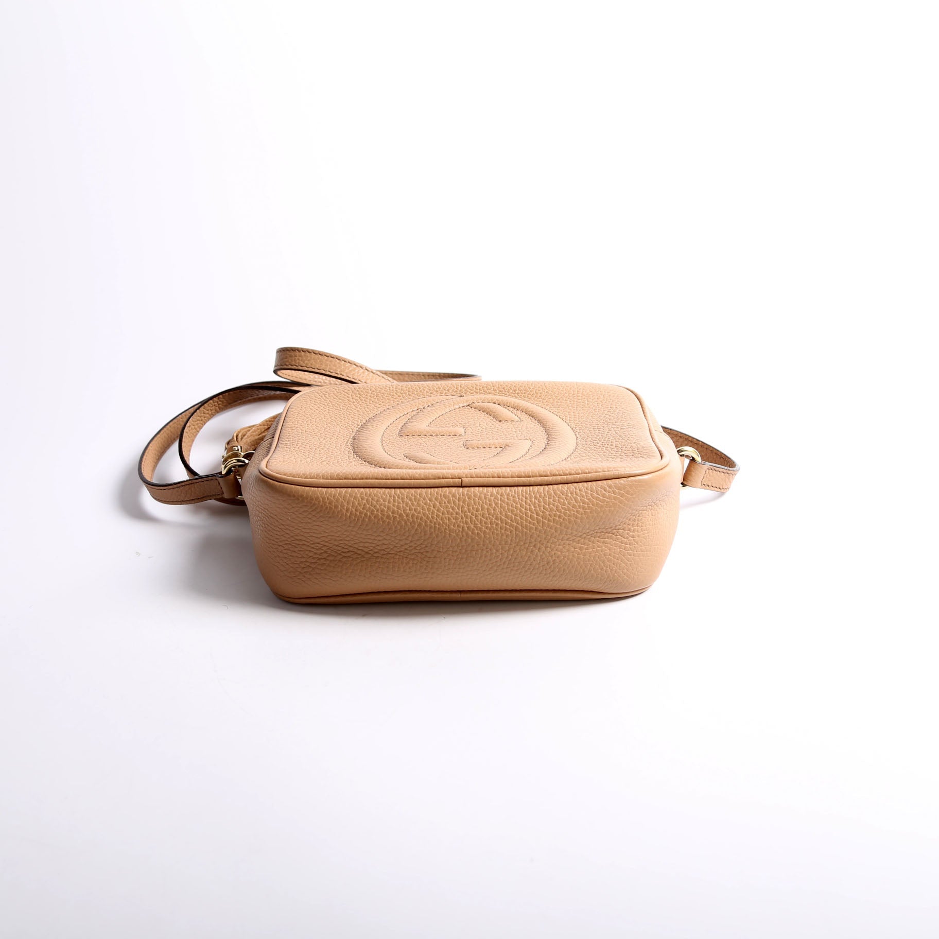 Gucci 308364 Soho Disco Crossbody Tan Bag