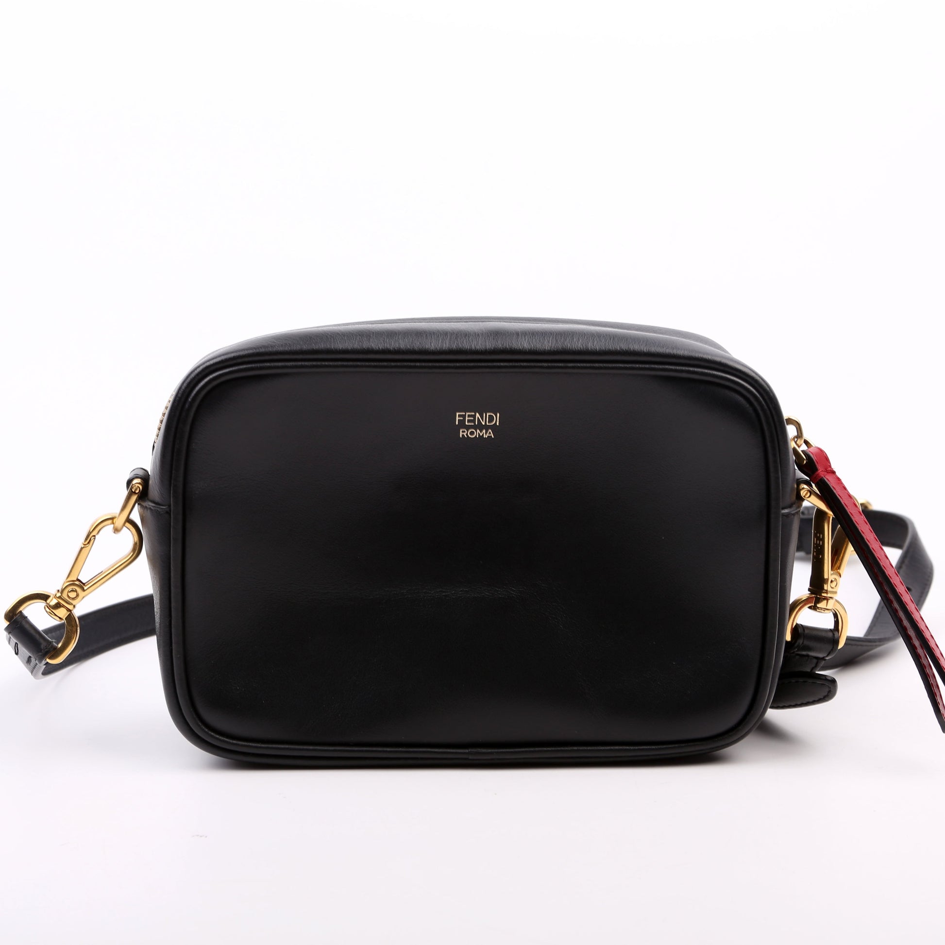 Fendi FF Embossed 1974 Mini Camera Bag