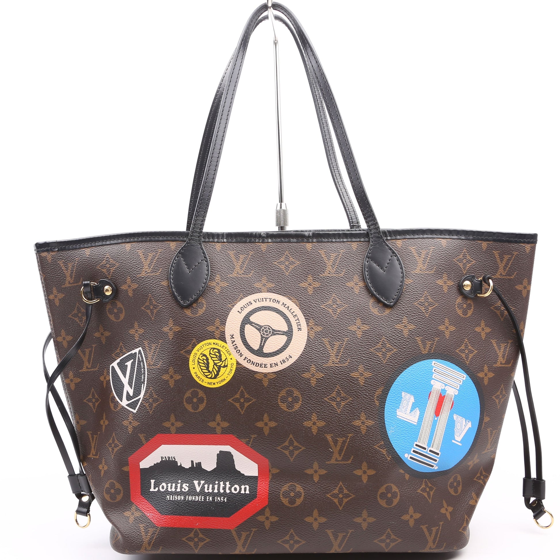 Louis Vuitton Neverfull with Wallet MM My World Tour Monogram