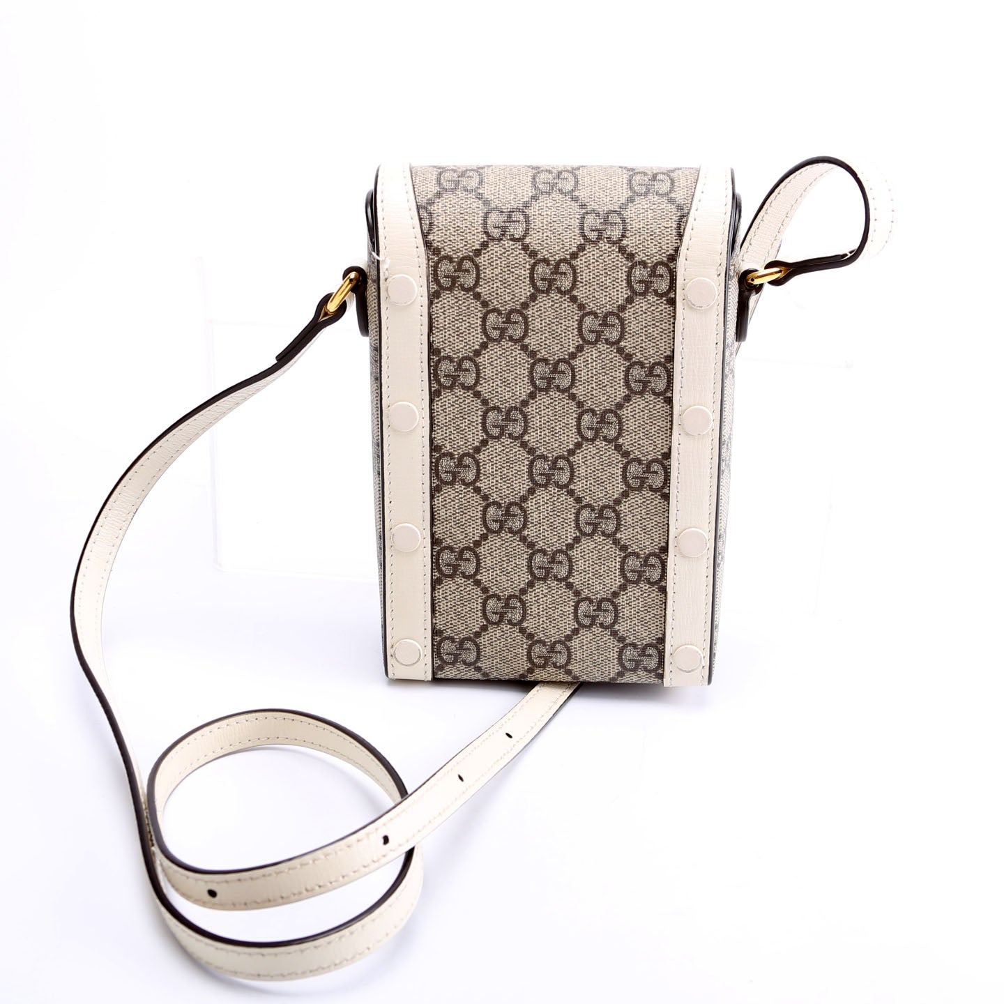 Gucci 625615 Horsebit 1955 GG Supreme Mini Bag