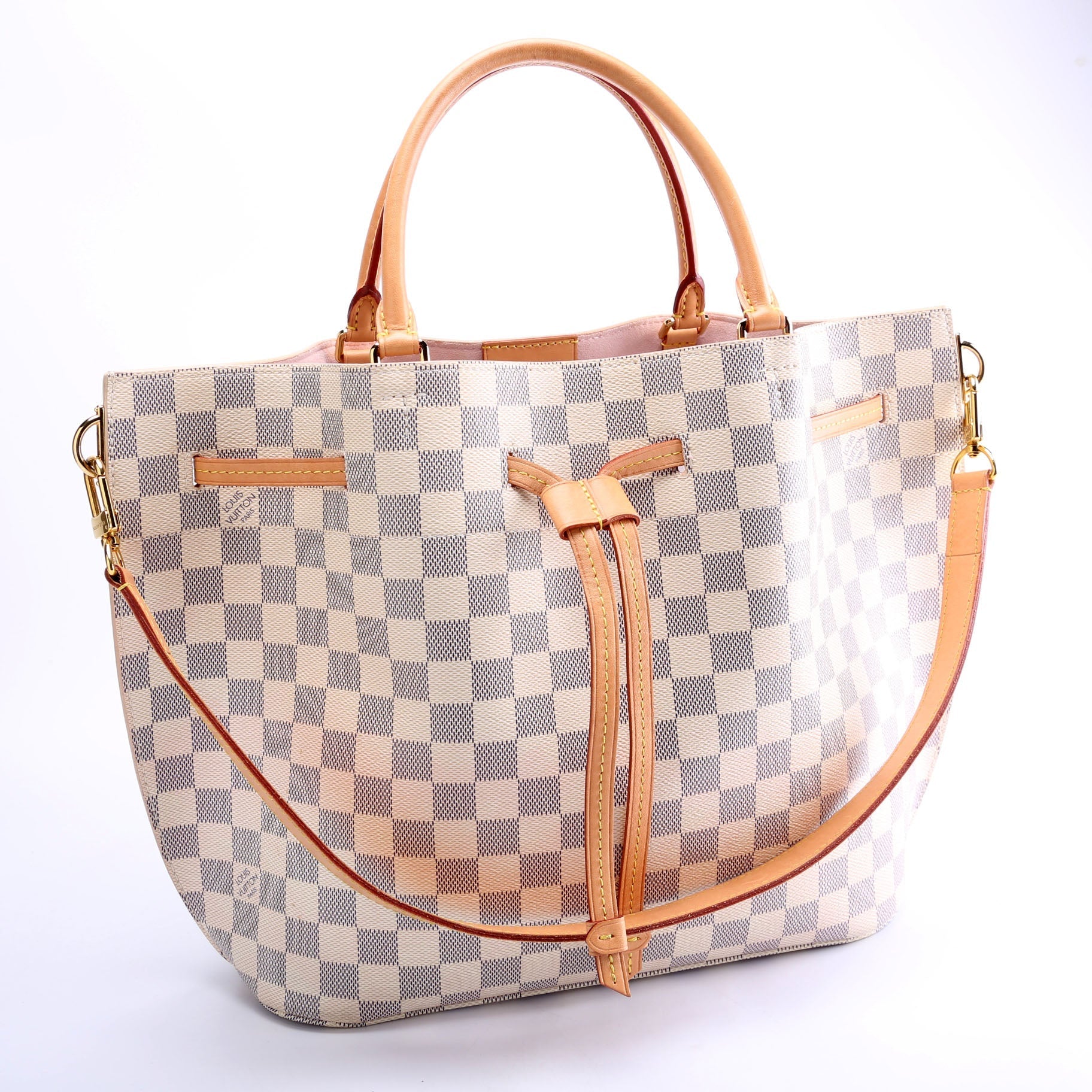 Louis Vuitton Girolata Damier Azur Pink