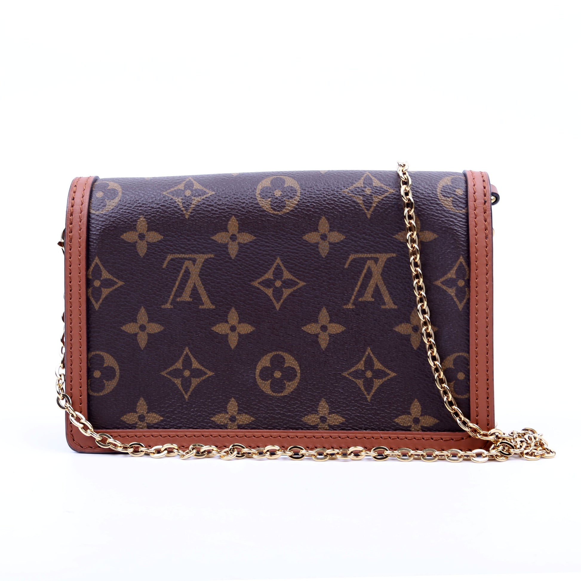 Louis Vuitton Dauphine Chain Reverse Wallet Monogram