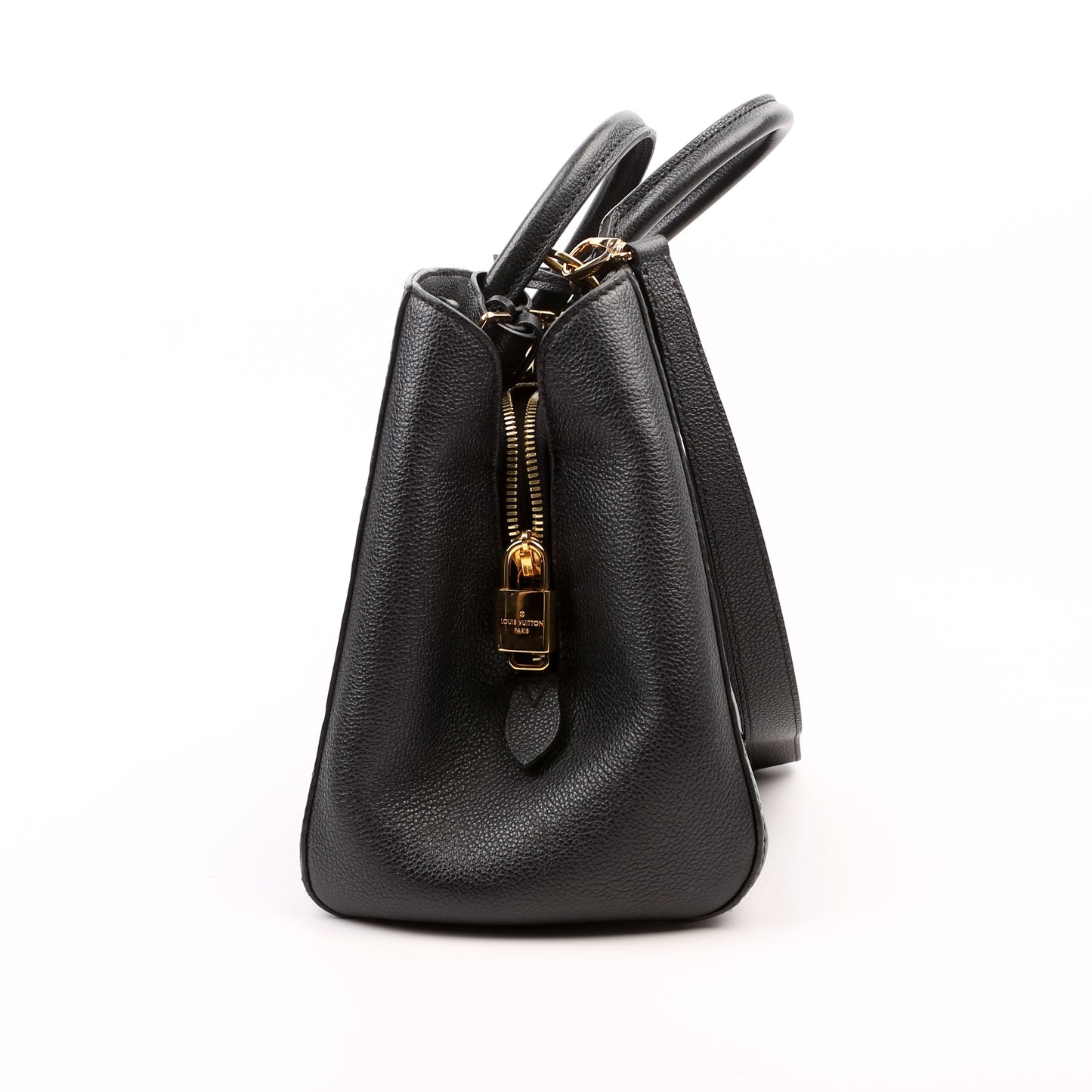 Luxury Women's Handbag | Louis Vuitton Montaigne MM Empreinte Black