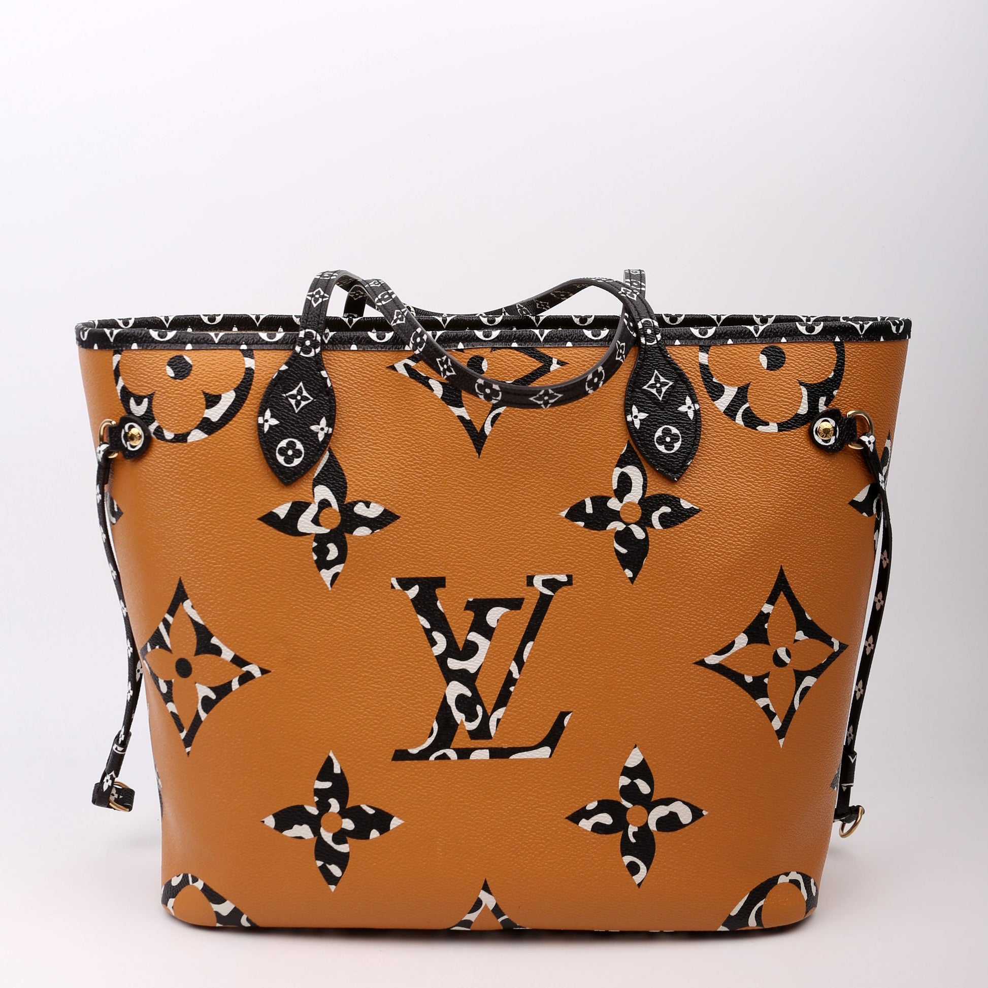 Louis Vuitton Neverfull With Wallet MM Jungle Ivory/Brown