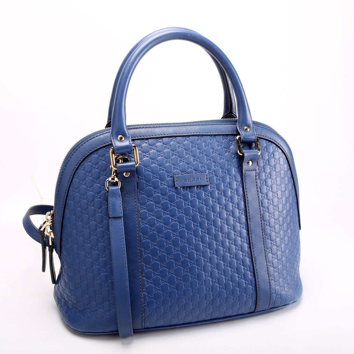 Gucci Dome Medium Blue Bag