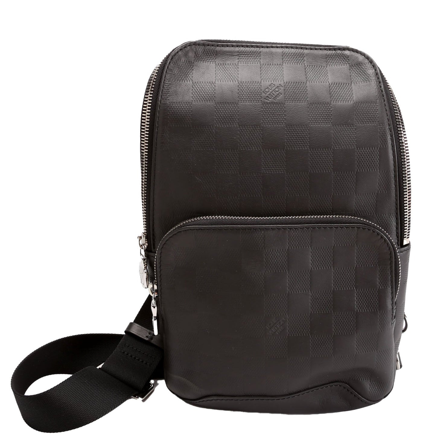Louis Vuitton Avenue Sling Bag Infini Leather Black