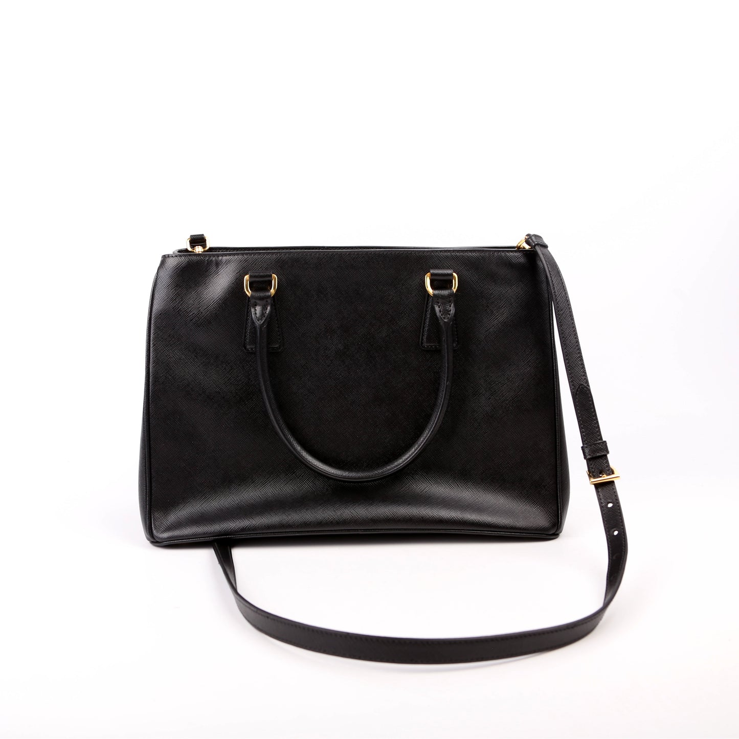 Prada Saffiano Galleria Large Black Bag