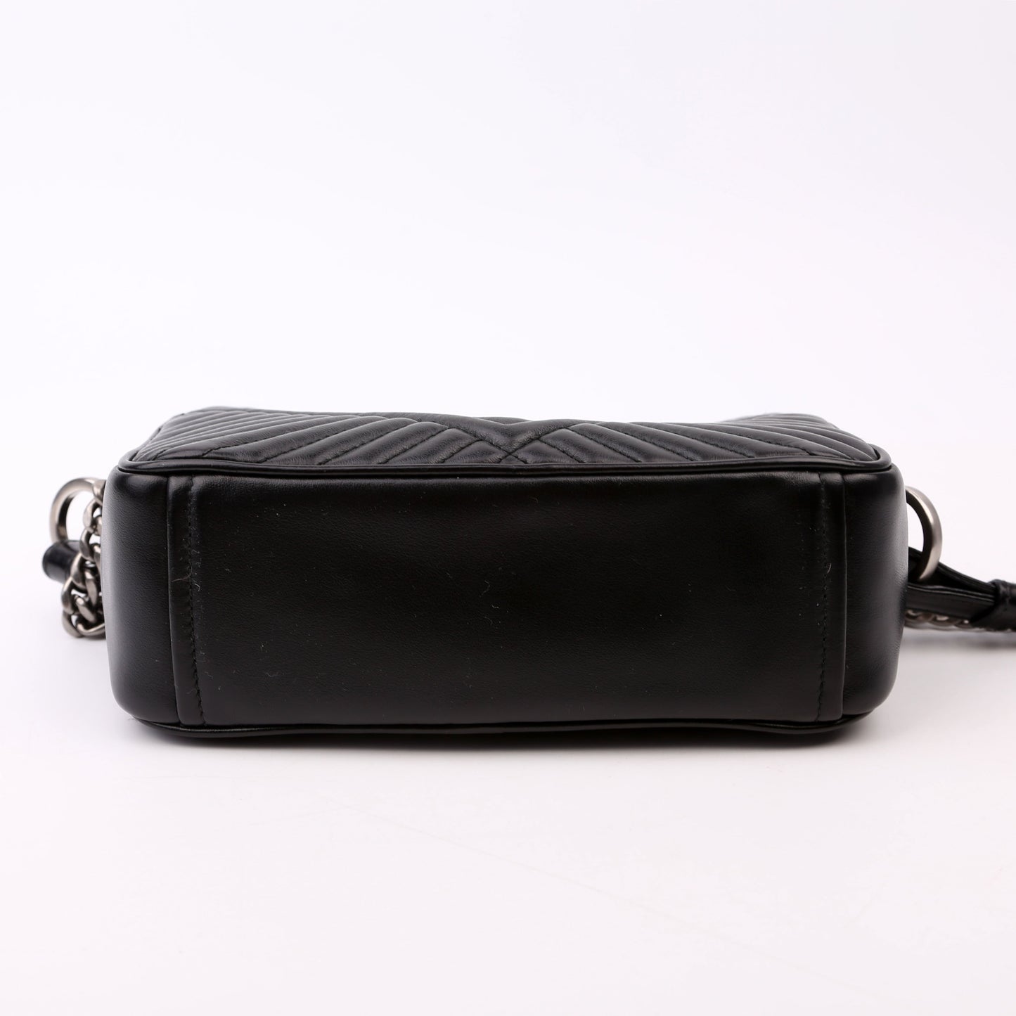 Prada Diagramme Camera Soft Calfskin Impunture Black Bag