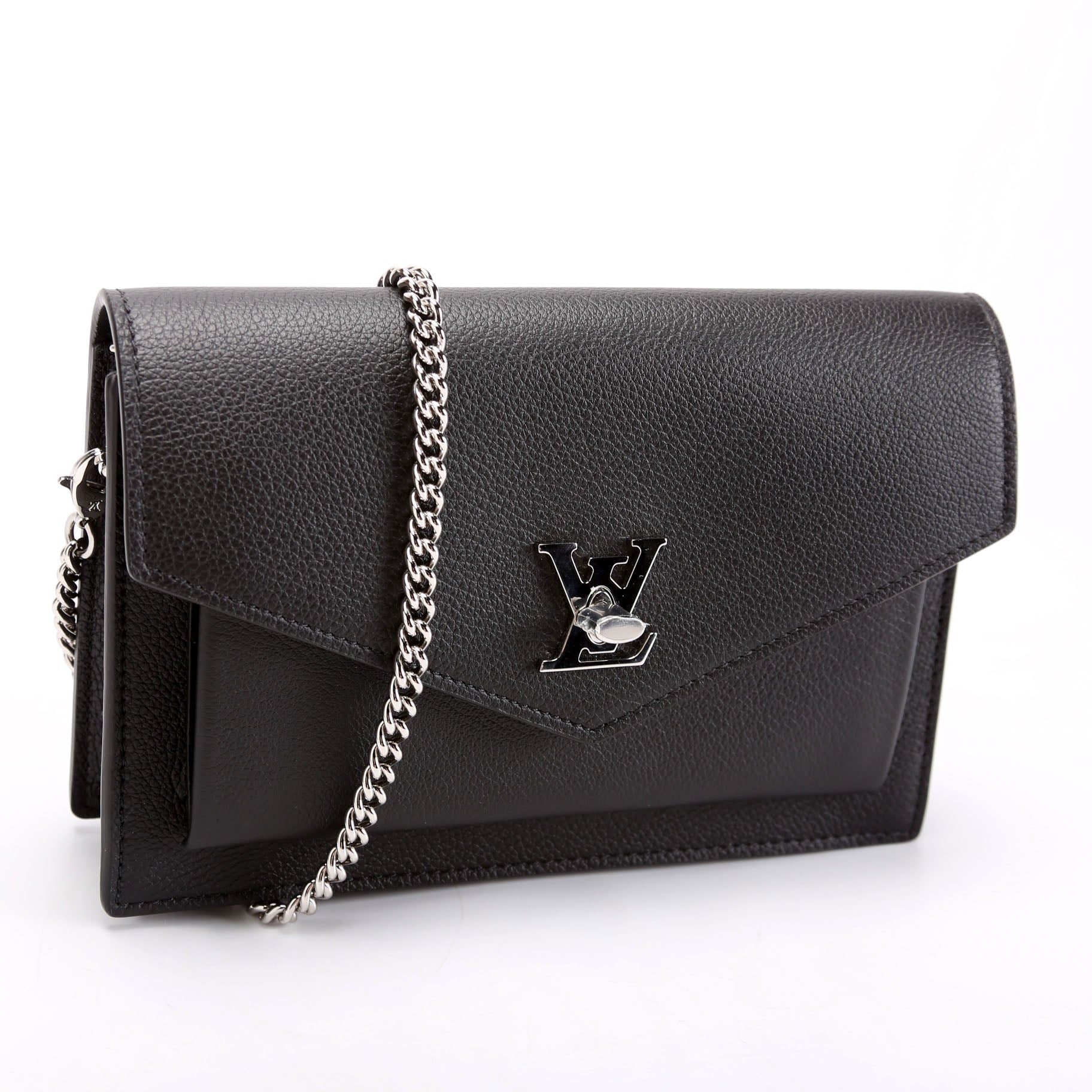 Louis Vuitton LockMe Chain Pochette NV Black