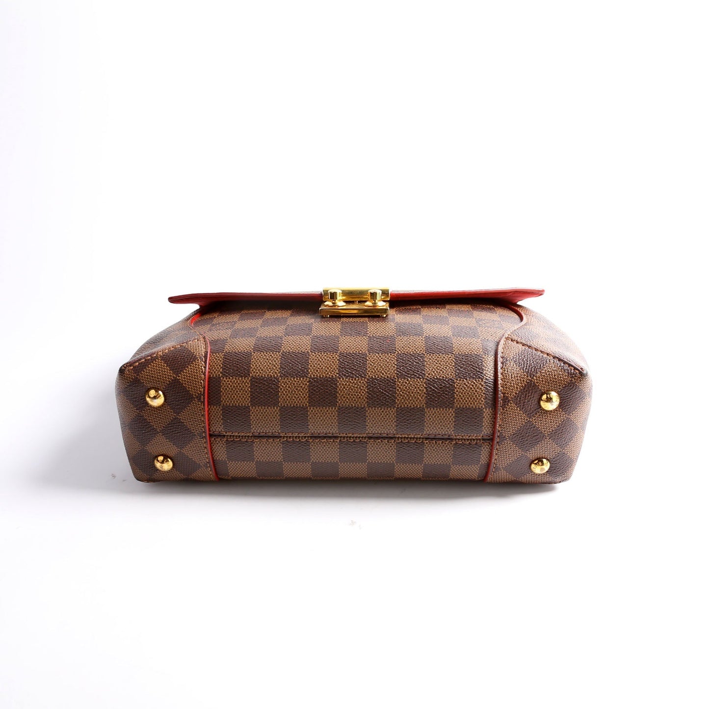 Louis Vuitton Caissa Chain Clutch Ebene