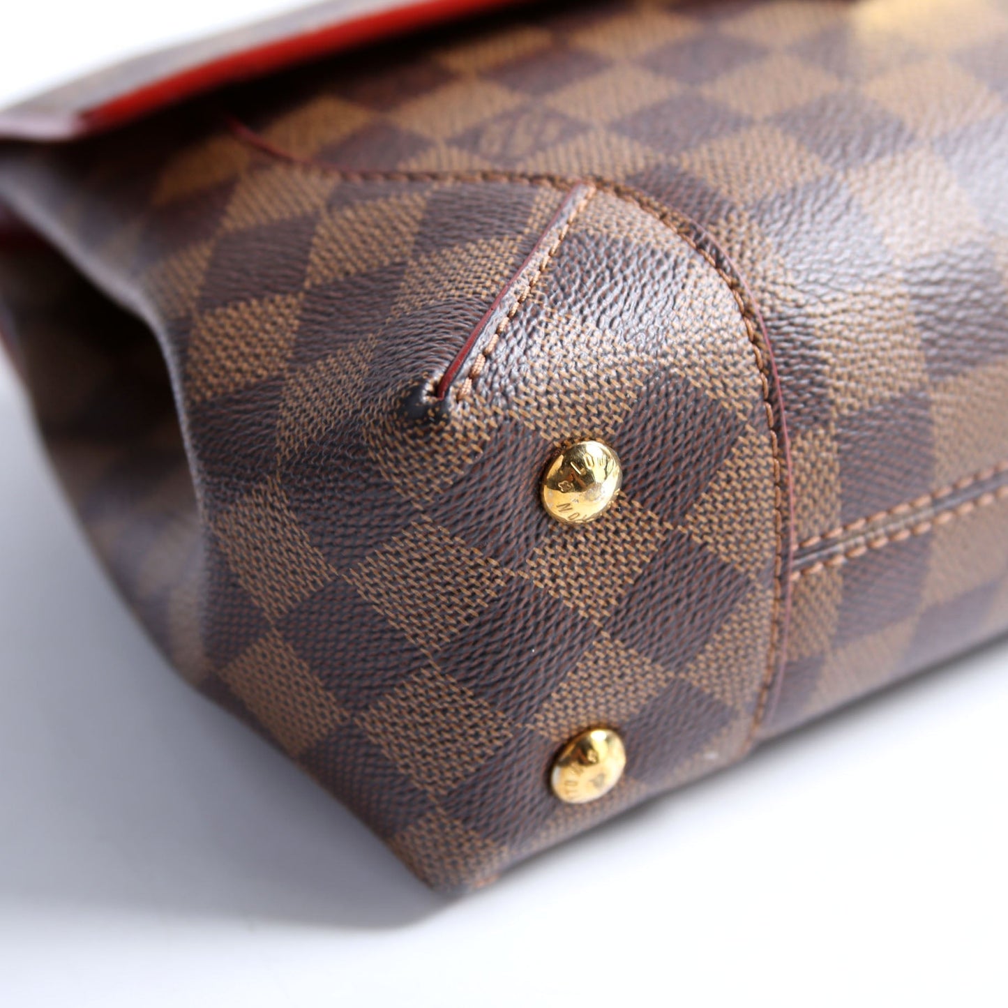 Louis Vuitton Caissa Chain Clutch Ebene
