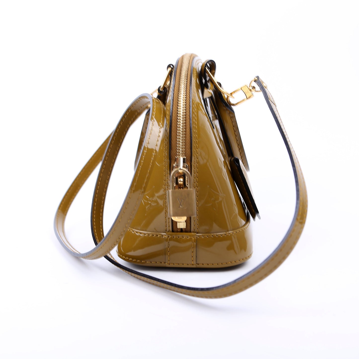 Louis Vuitton Alma BB Vernis Green