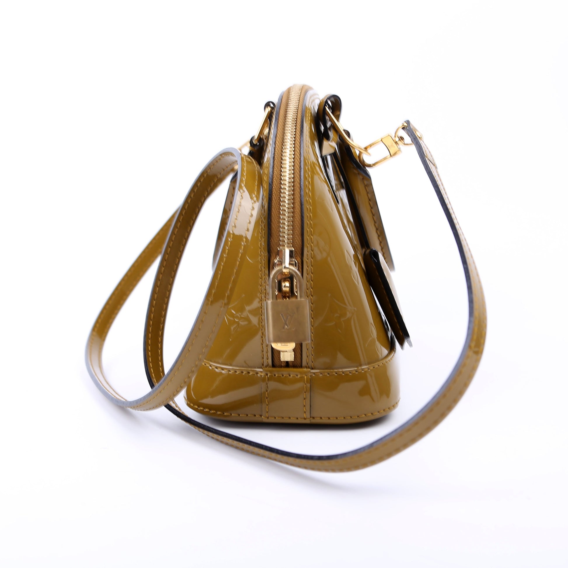 Louis Vuitton Alma BB Vernis Green
