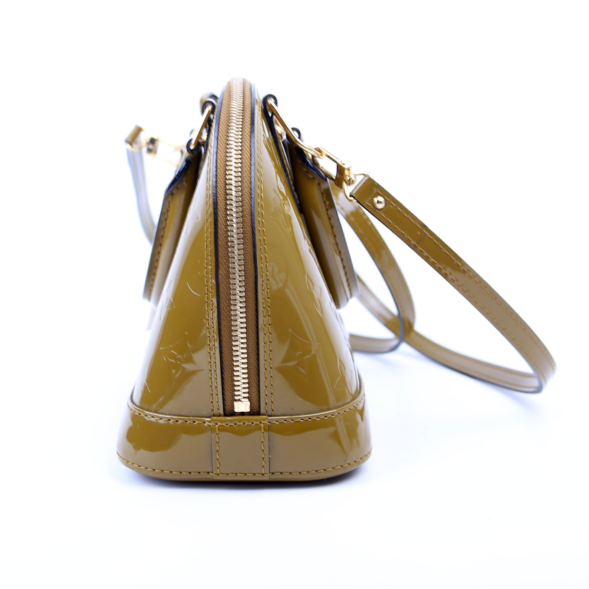 Louis Vuitton Alma BB Vernis Green