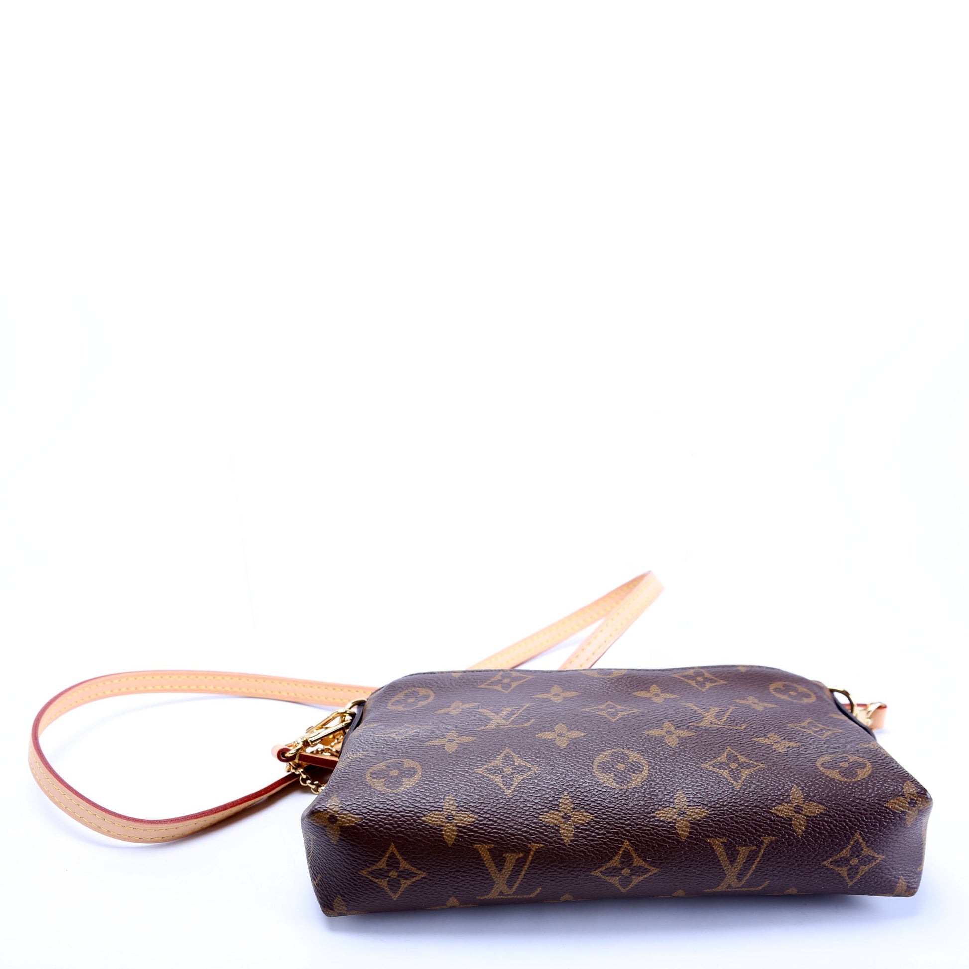 Louis Vuitton Pallas Clutch Monogram Navy