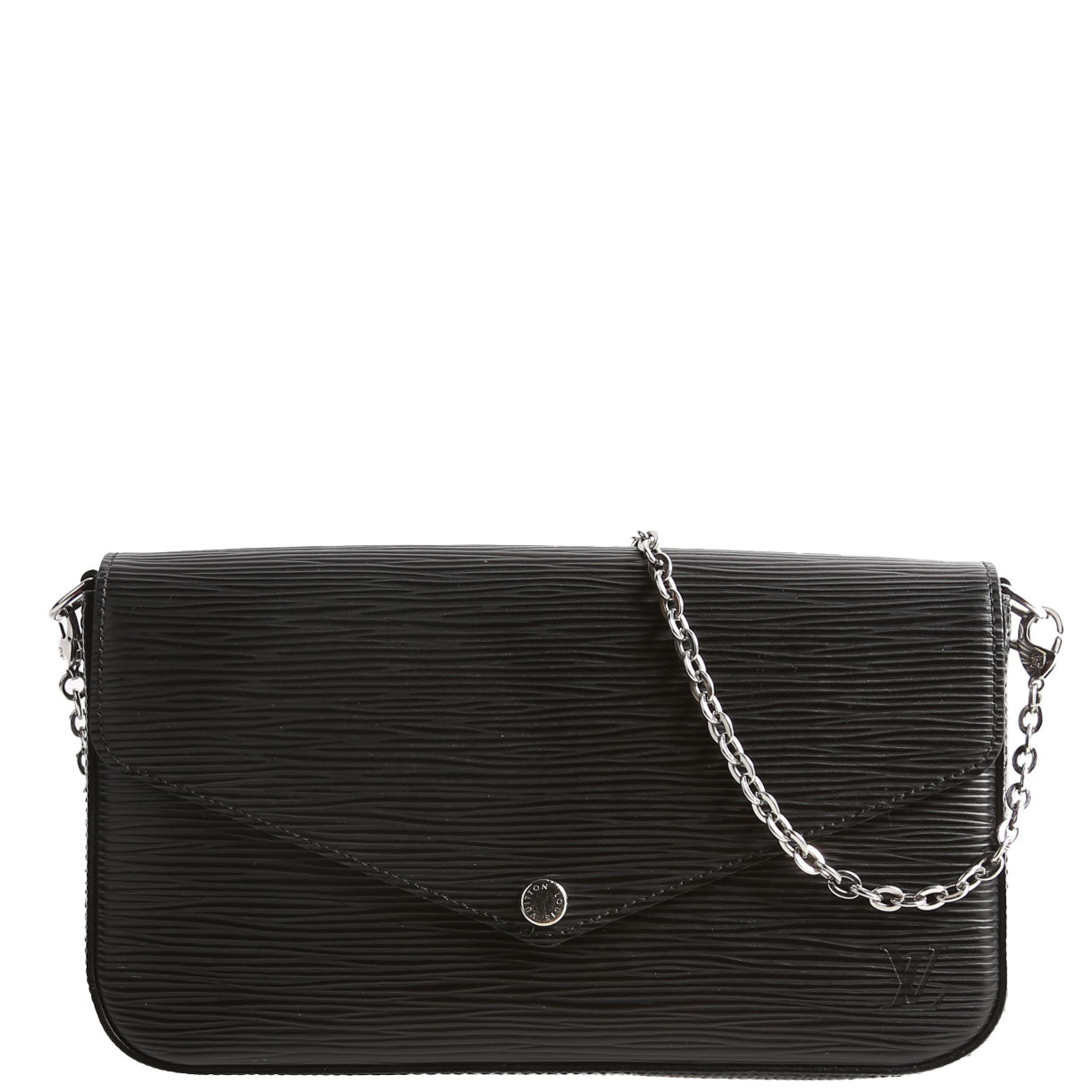 Louis Vuitton Pochette Felice Epi Black/Sier