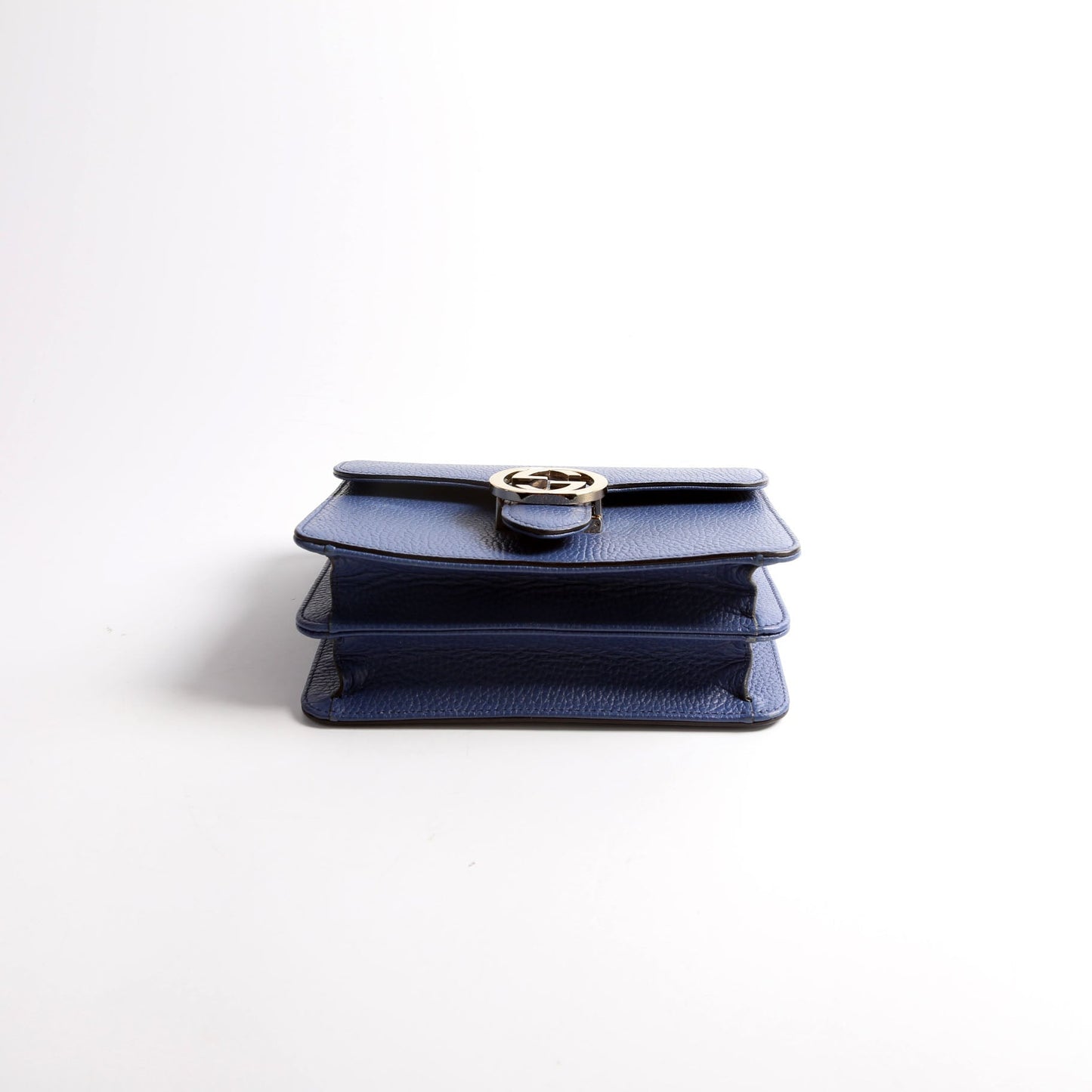Gucci 510304 Interlock Small Crossbody Blue Bag