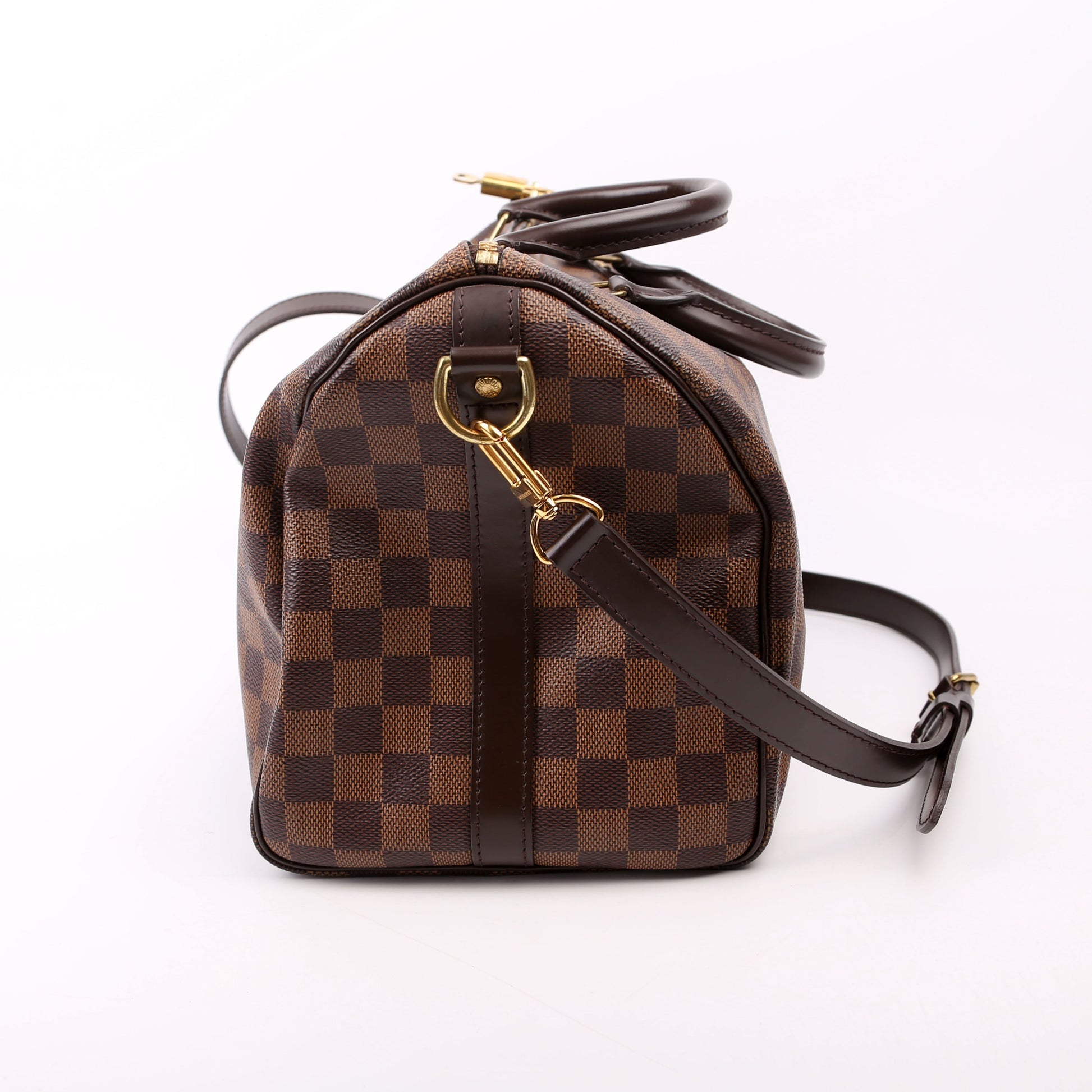 Louis Vuitton Speedy 30 Bandouliere Damier Ebene